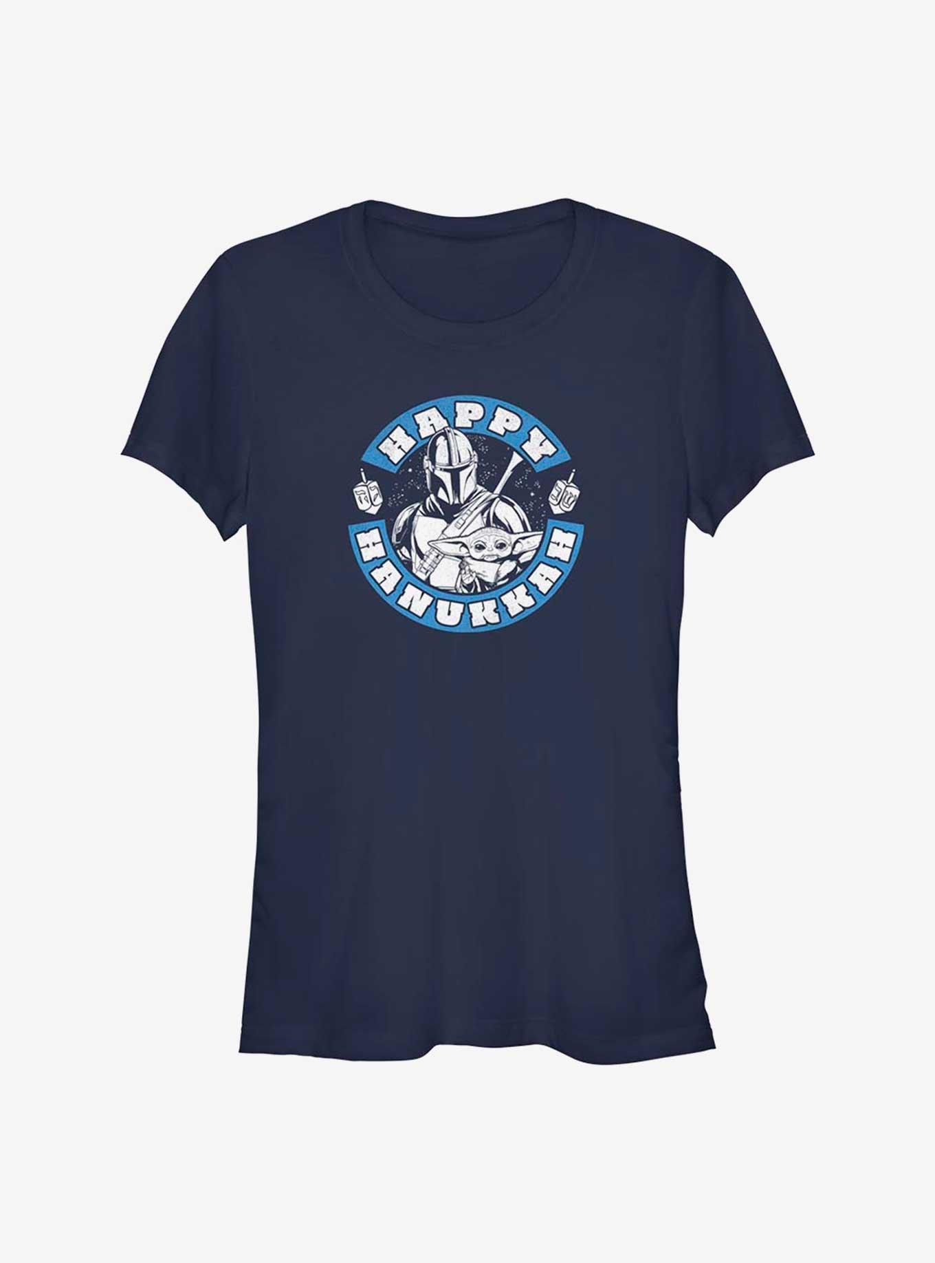 Star Wars The Mandalorian Mando Hanukkah Girls T-Shirt