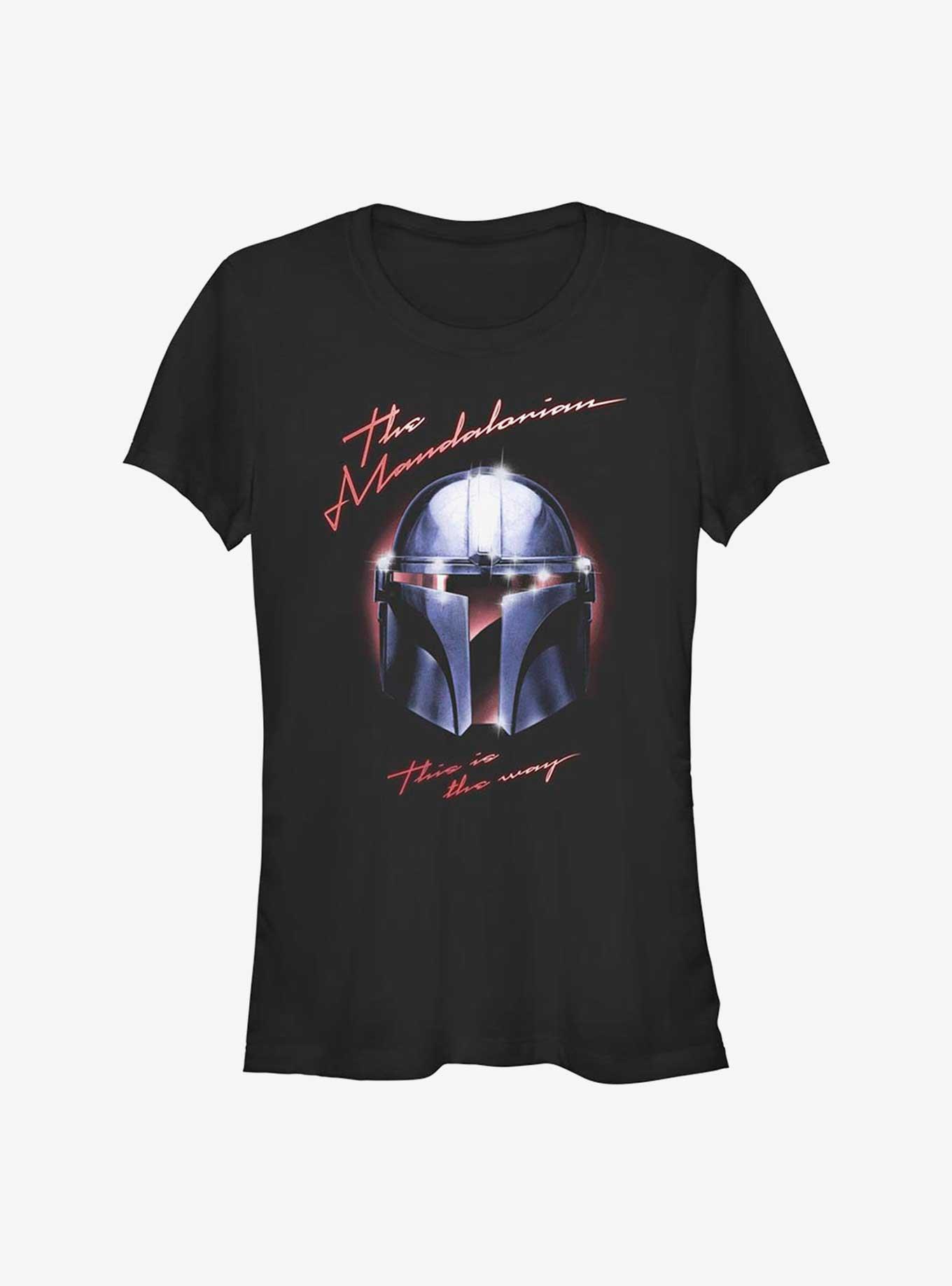 Star Wars The Mandalorian Helmet Chrome Girls T-Shirt, , hi-res