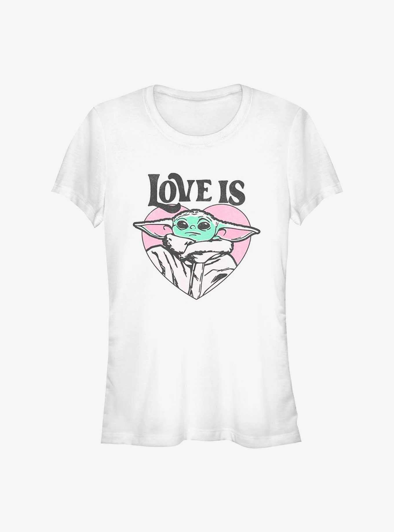Star Wars The Mandalorian Valentine's Day Love Is Grogu Girls T-Shirt, , hi-res