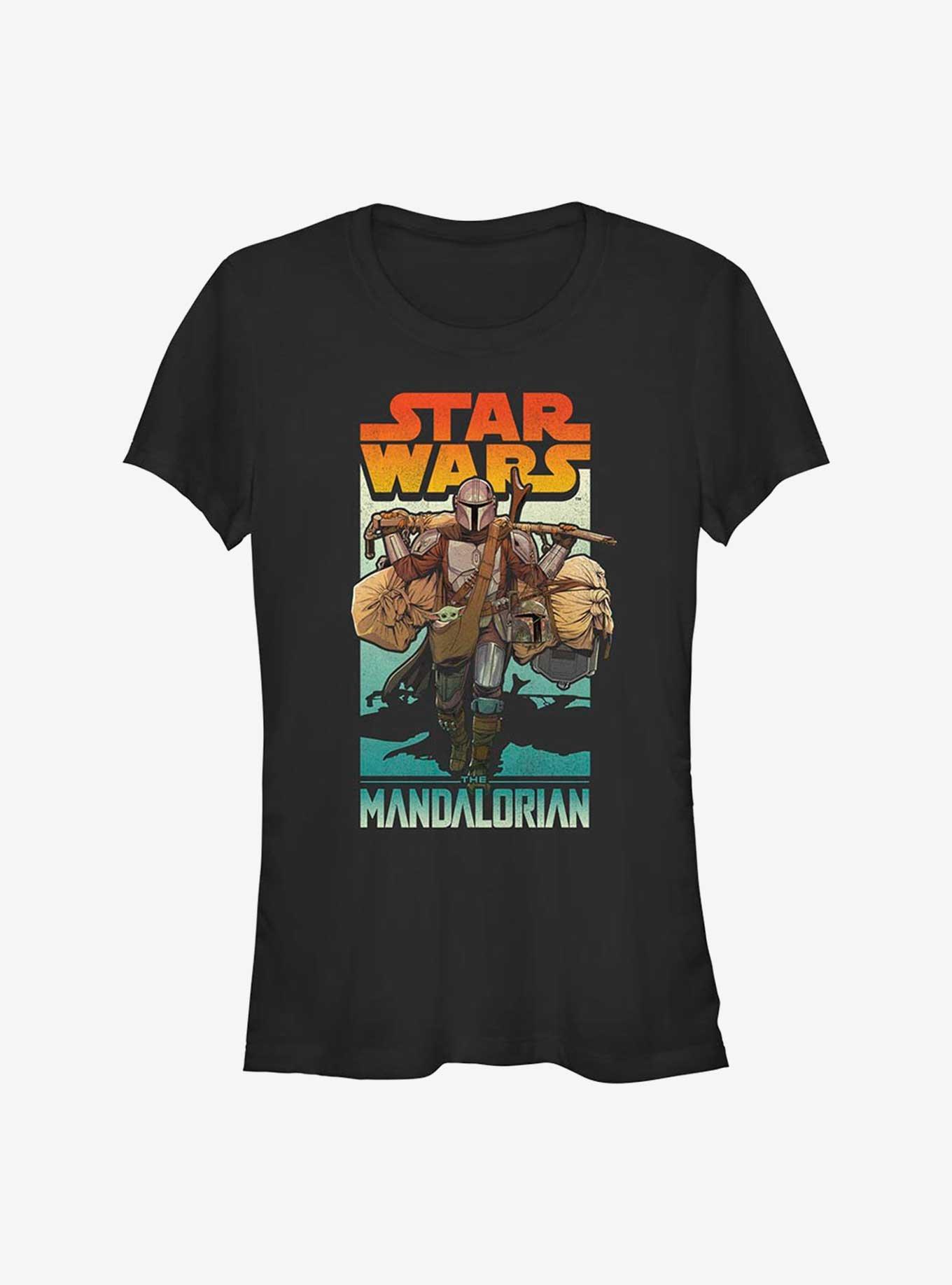 Star Wars The Mandalorian Mando On Foot Girls T-Shirt, , hi-res