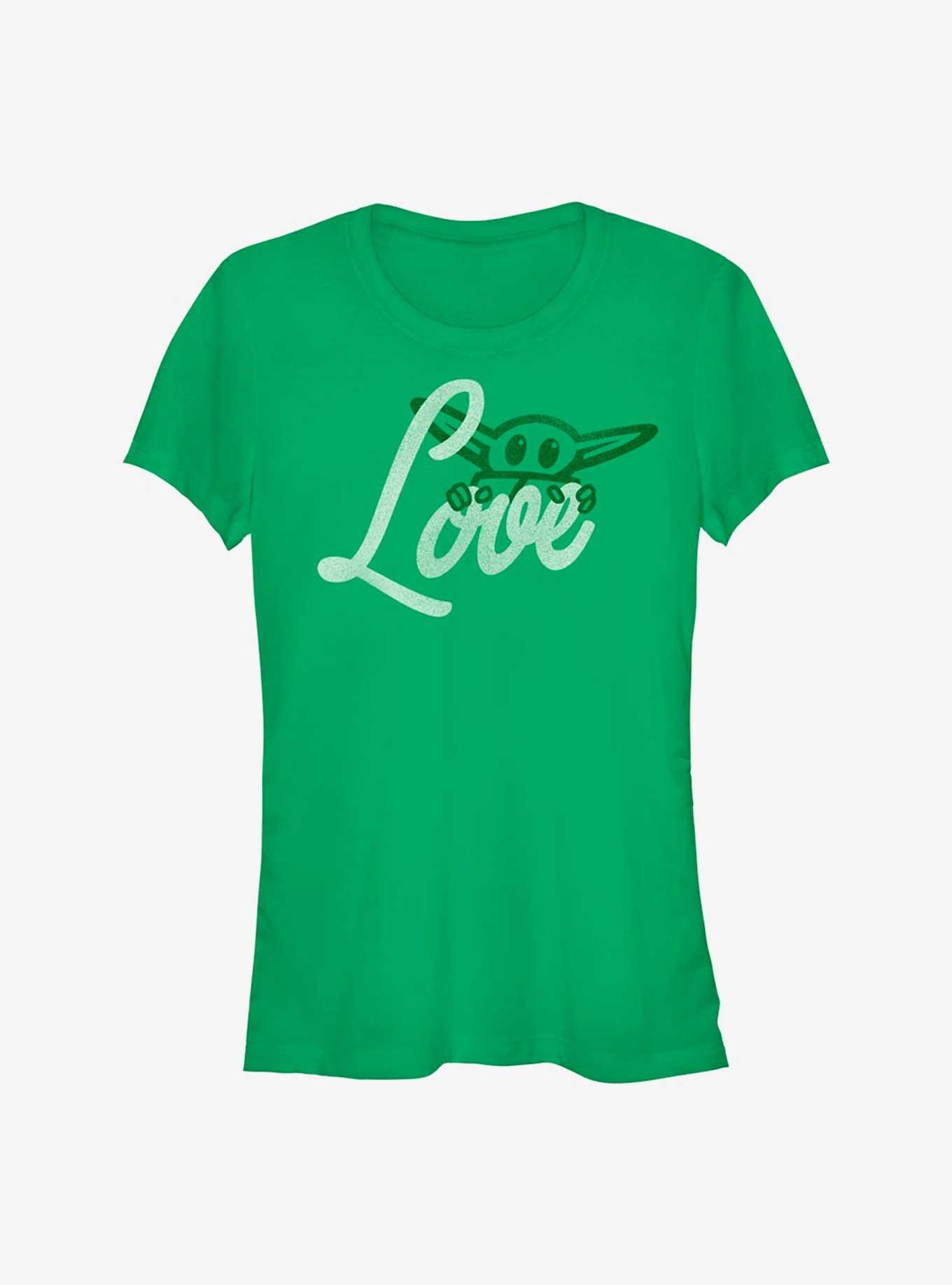 Star Wars The Mandalorian Valentine's Day Star Love Girls T-Shirt