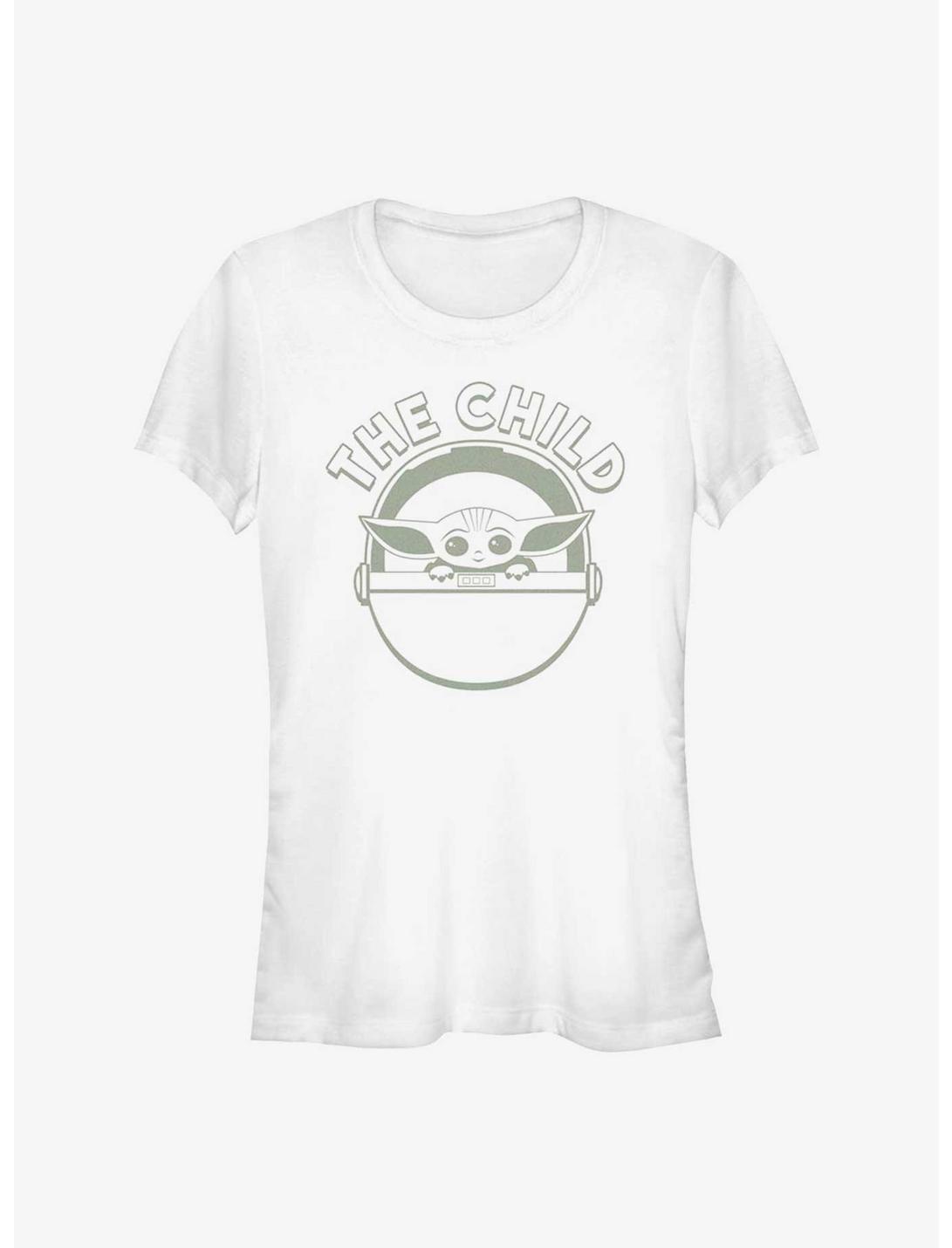 Star Wars The Mandalorian The Child Simple Girls T-Shirt, WHITE, hi-res