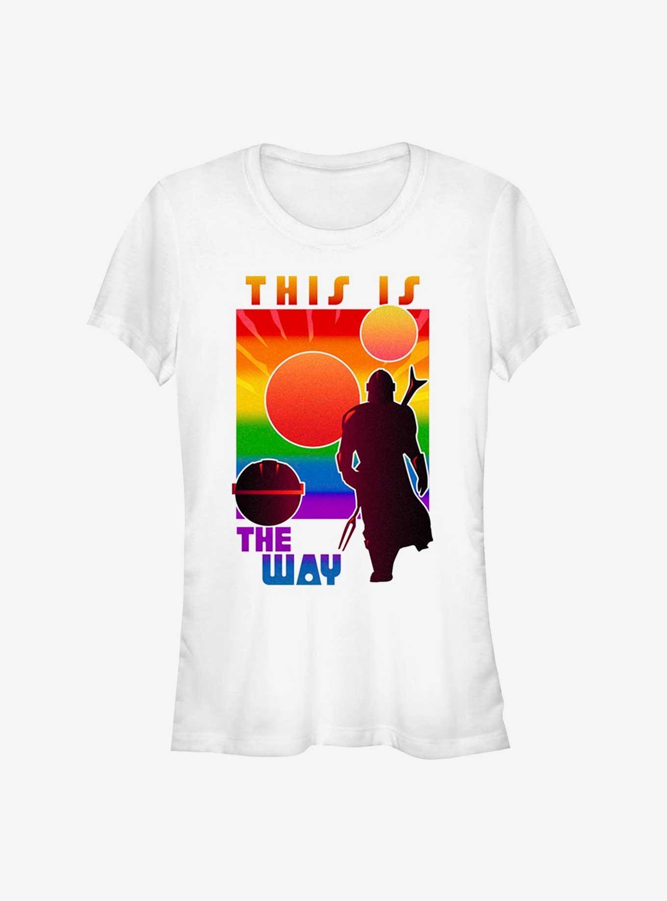 Star Wars The Mandalorian The Prideful Way Girls T-Shirt, WHITE, hi-res