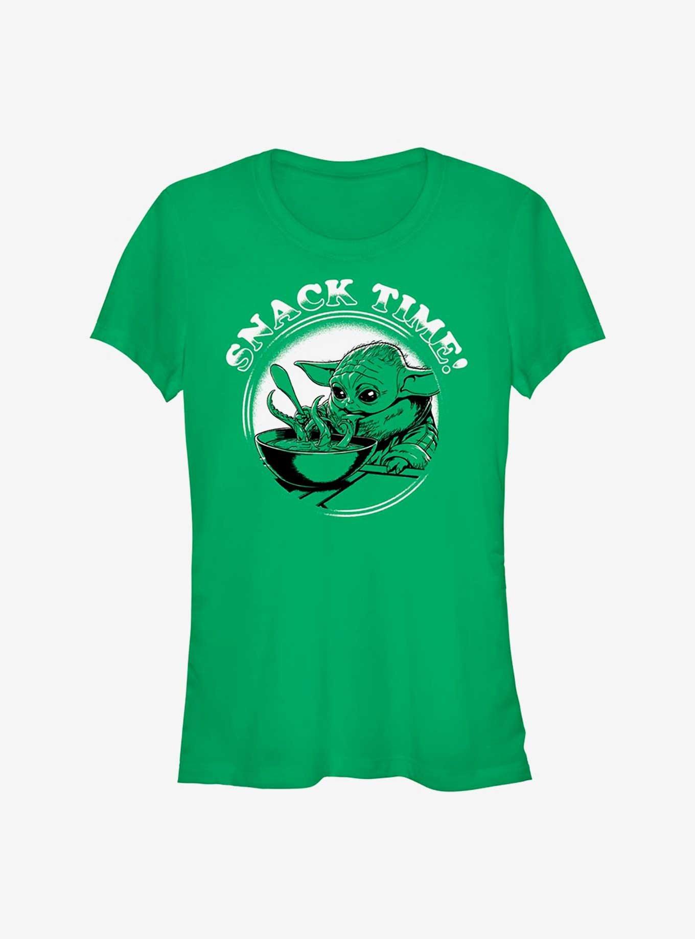 Star Wars The Mandalorian Snack Time Girls T-Shirt, KELLY, hi-res