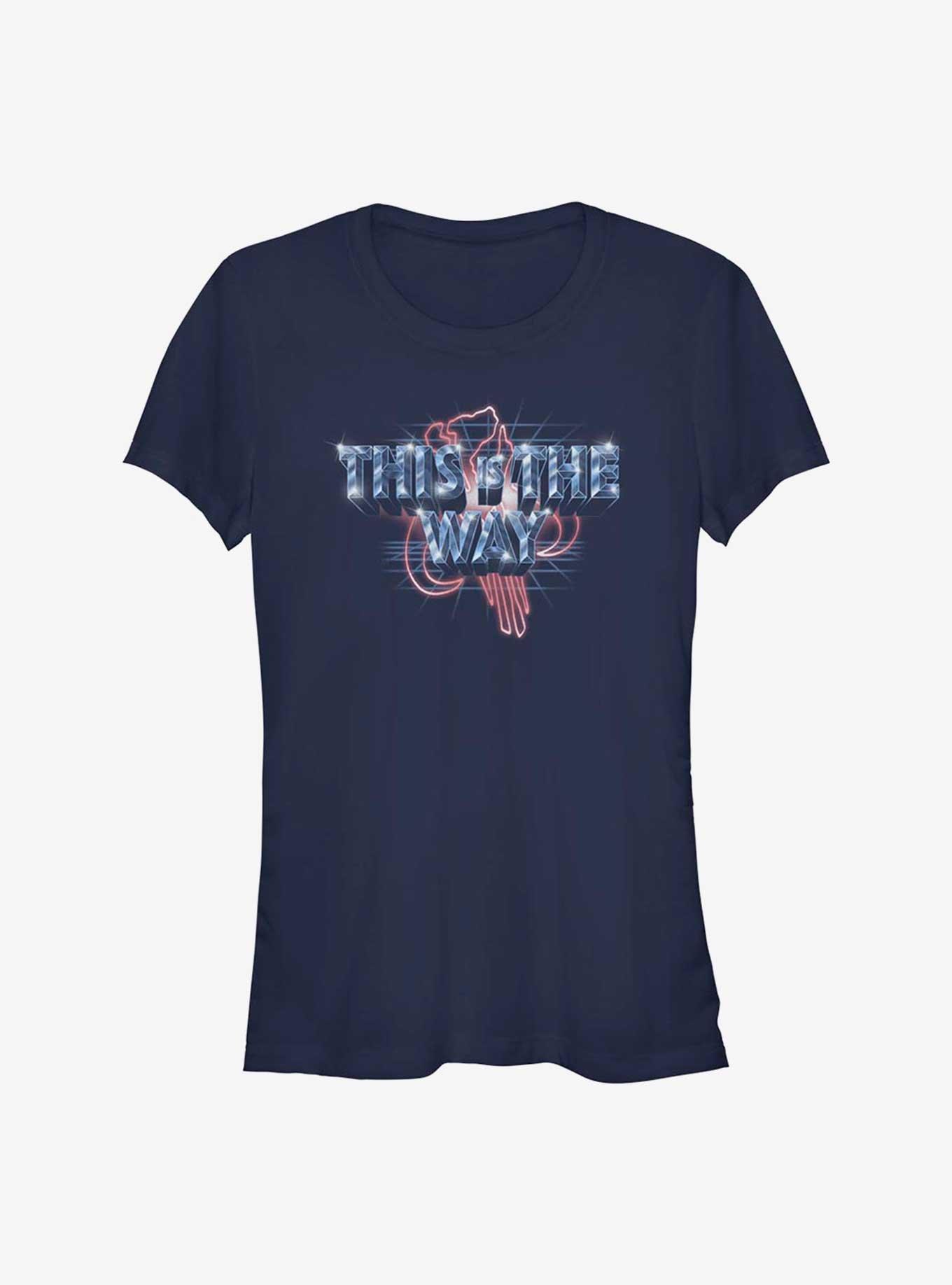 Star Wars The Mandalorian Space Chrome Girls T-Shirt, , hi-res