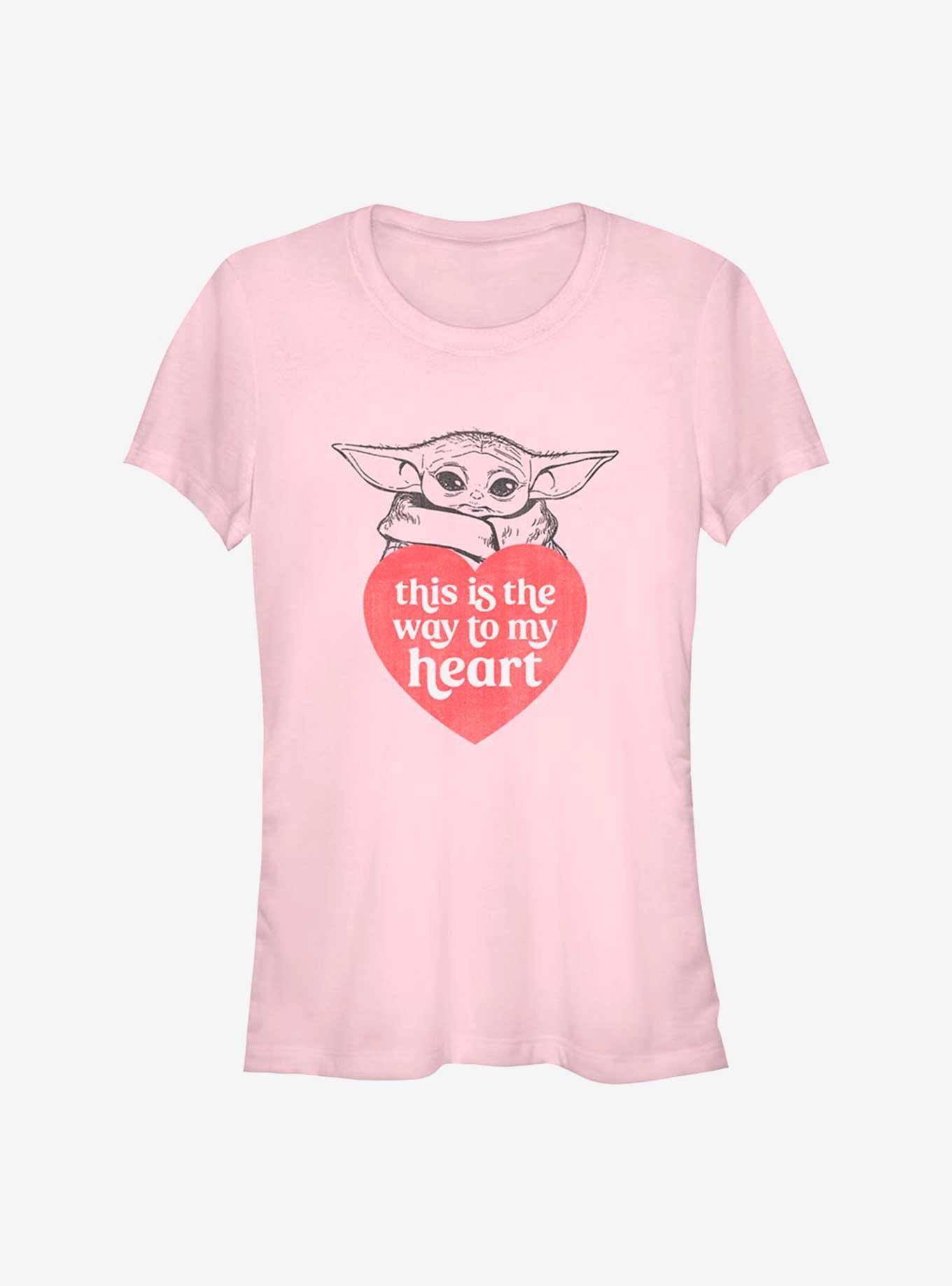 Star Wars The Mandalorian Valentine's Day Way To My Heart Girls T-Shirt, , hi-res