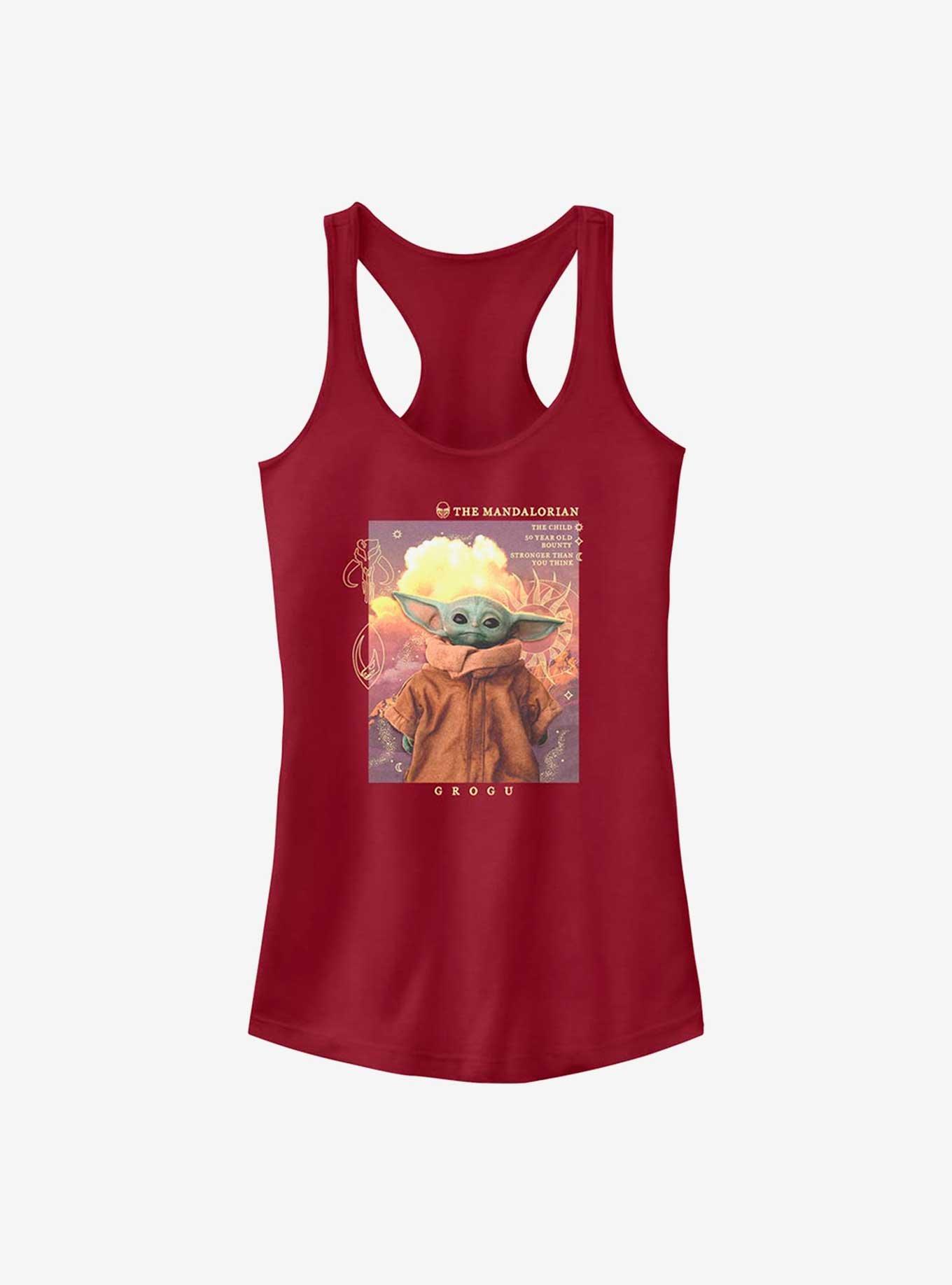 Star Wars The Mandalorian Grogu Celestial Girls Tank, SCARLET, hi-res