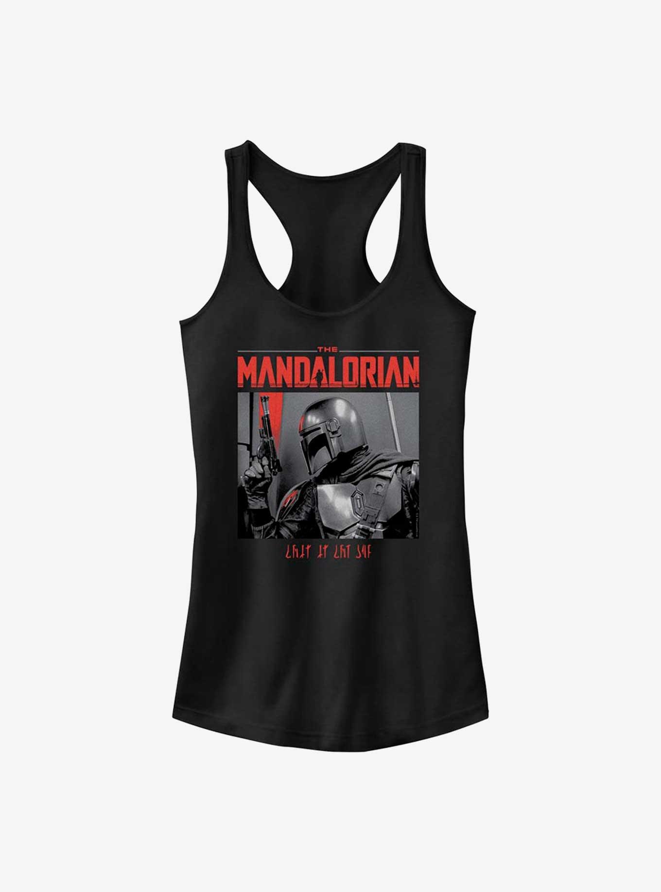 Star Wars The Mandalorian Code Red Girls Tank, BLACK, hi-res
