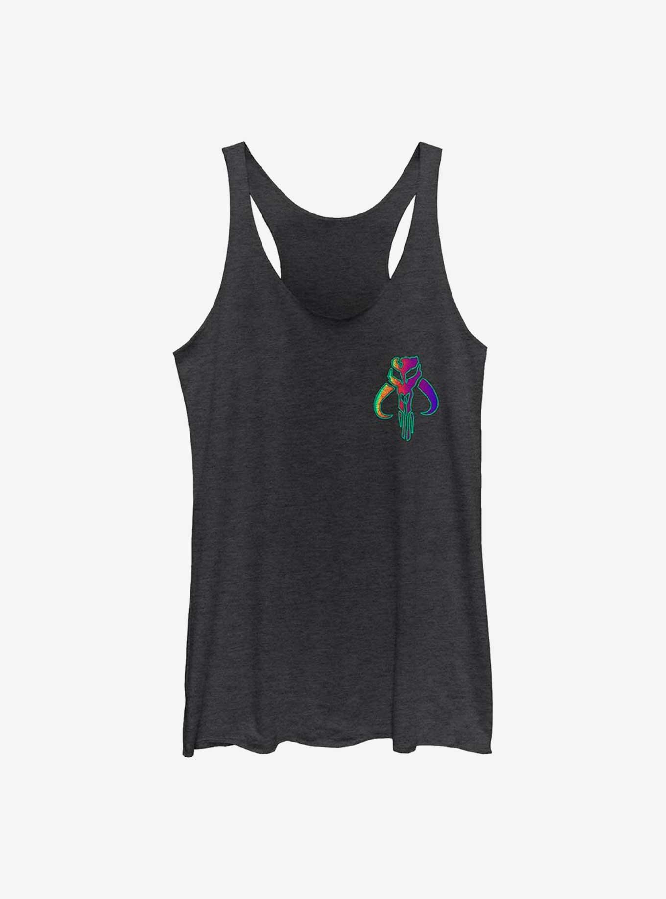 Star Wars The Mandalorian Neon Mythosaur Icon Girls Tank, , hi-res