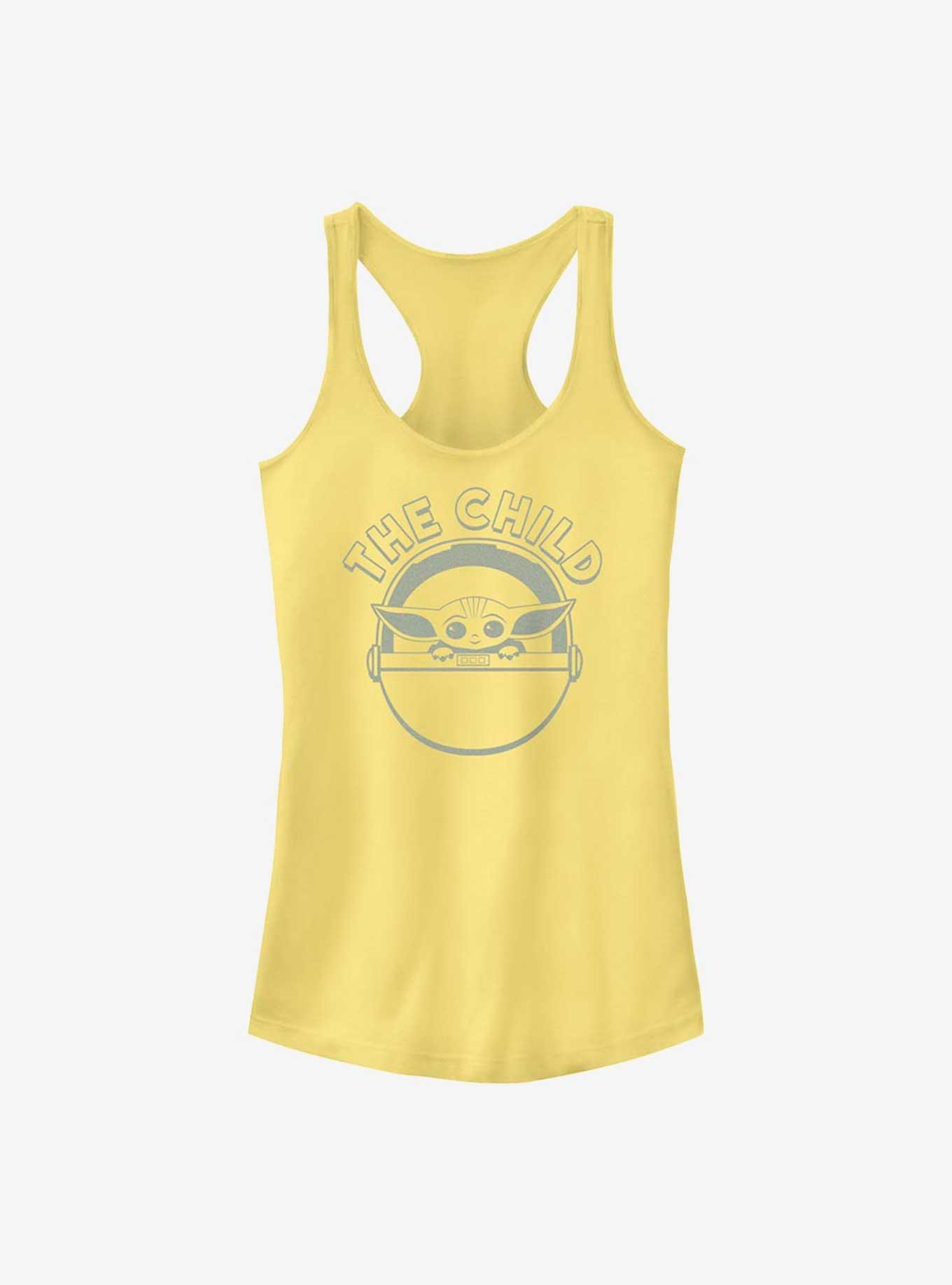 Star Wars The Mandalorian The Child Simple Girls Tank, BANANA, hi-res