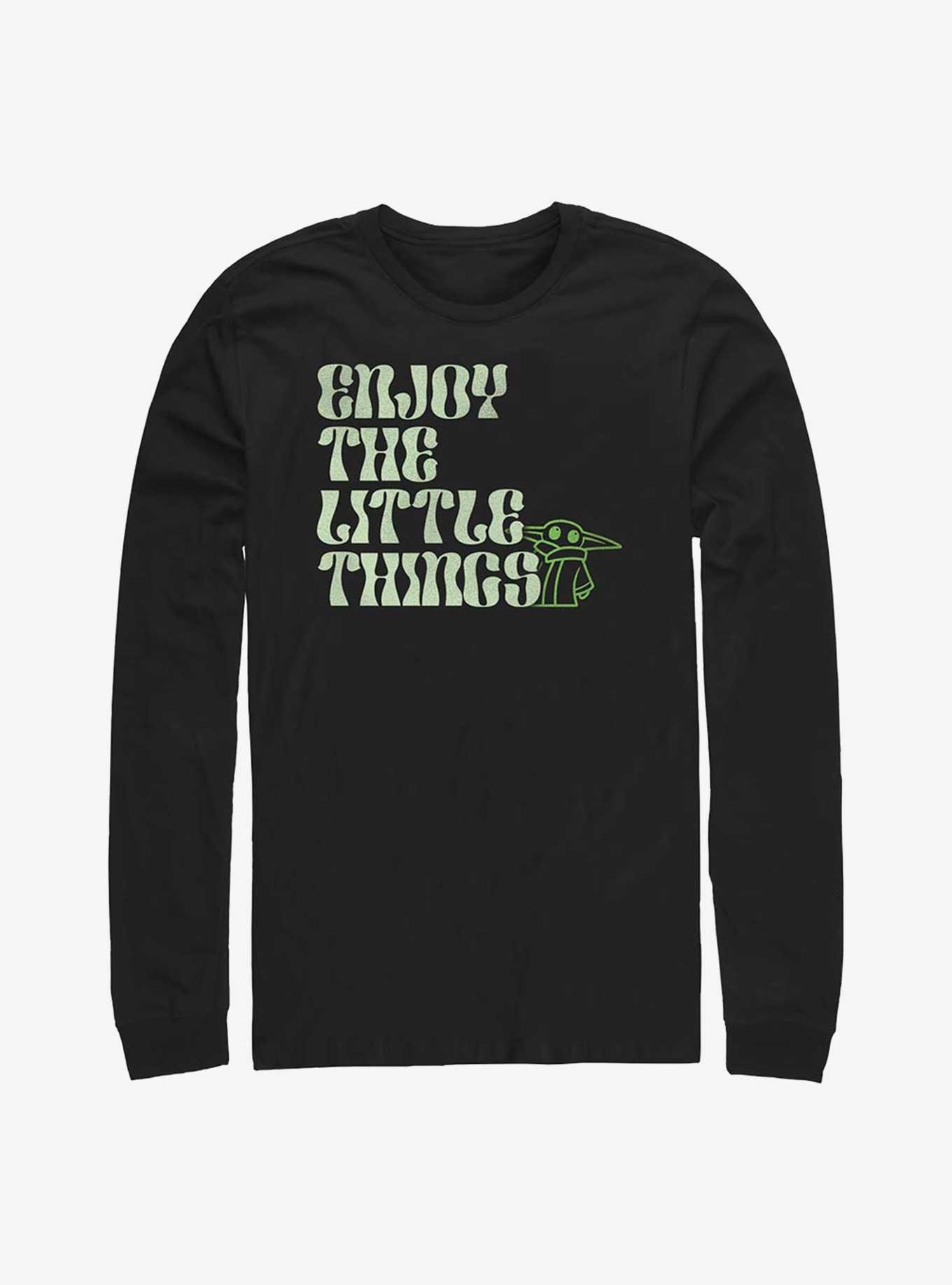 Star Wars The Mandalorian Enjoy The Little Things Long-Sleeve T-Shirt, , hi-res