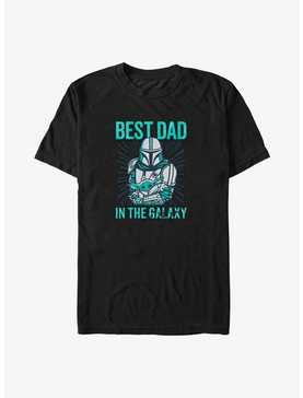 Star Wars The Mandalorian Father's Day Mando Best Dad T-Shirt, , hi-res