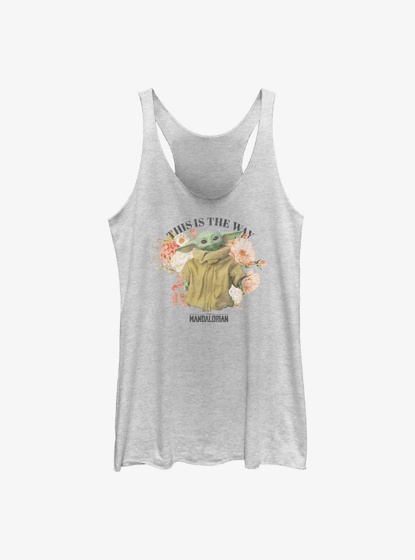 Star Wars The Mandalorian Floral Child Girls Tank