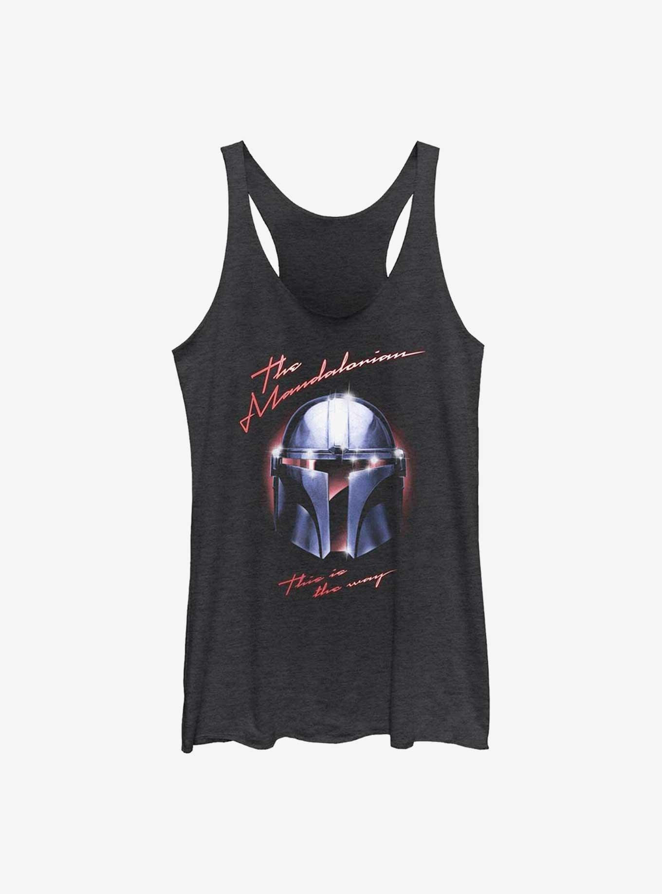 Star Wars The Mandalorian Helmet Chrome Girls Tank