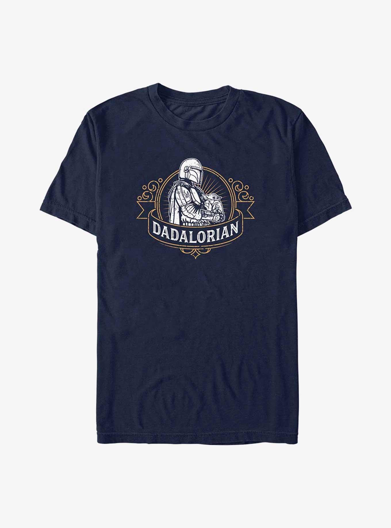 Star Wars The Mandalorian Father's Day Dadalorian T-Shirt, NAVY, hi-res