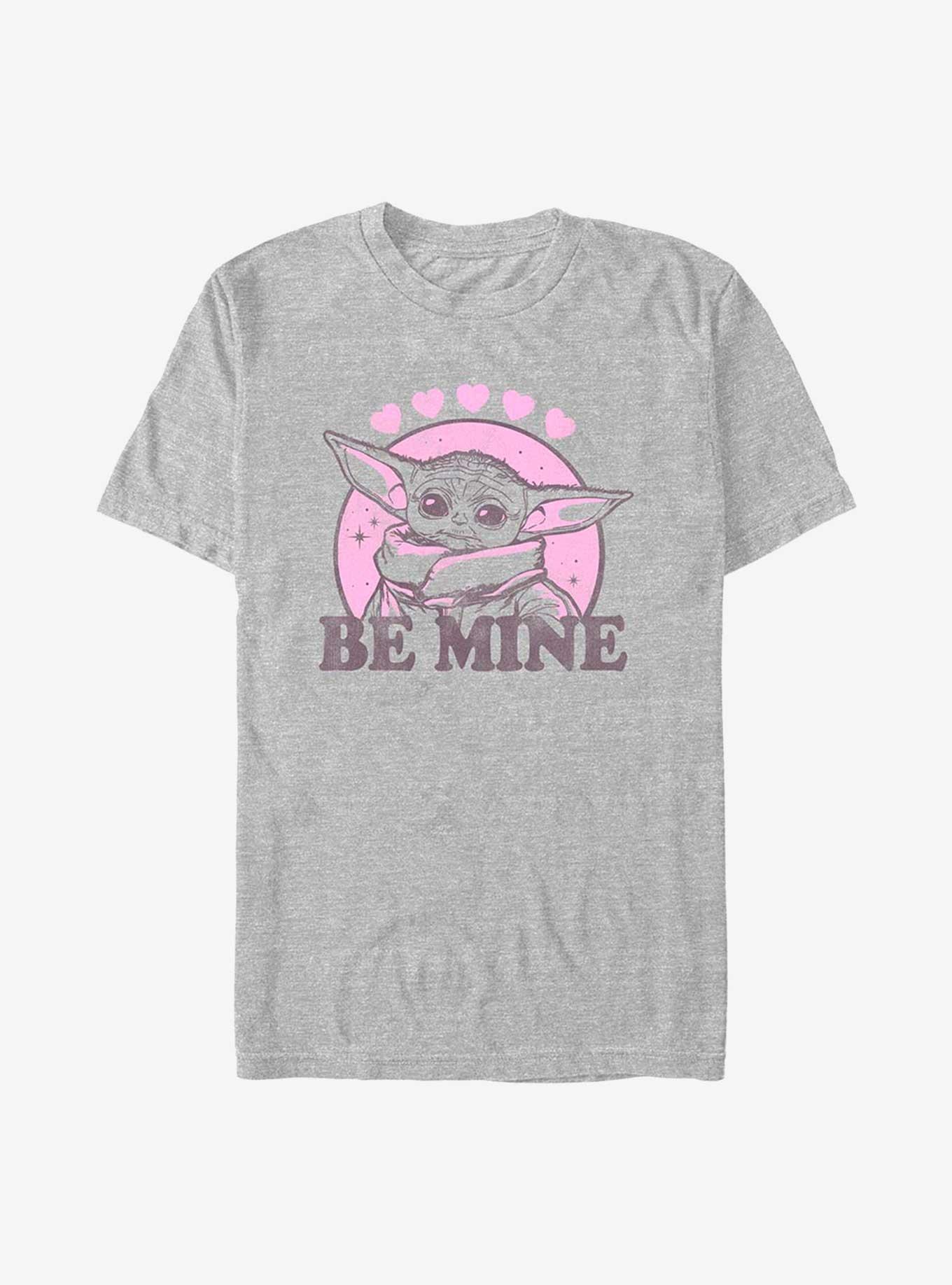 Star Wars The Mandalorian Valentine's Day Grogu Be Mine T-Shirt, ATH HTR, hi-res