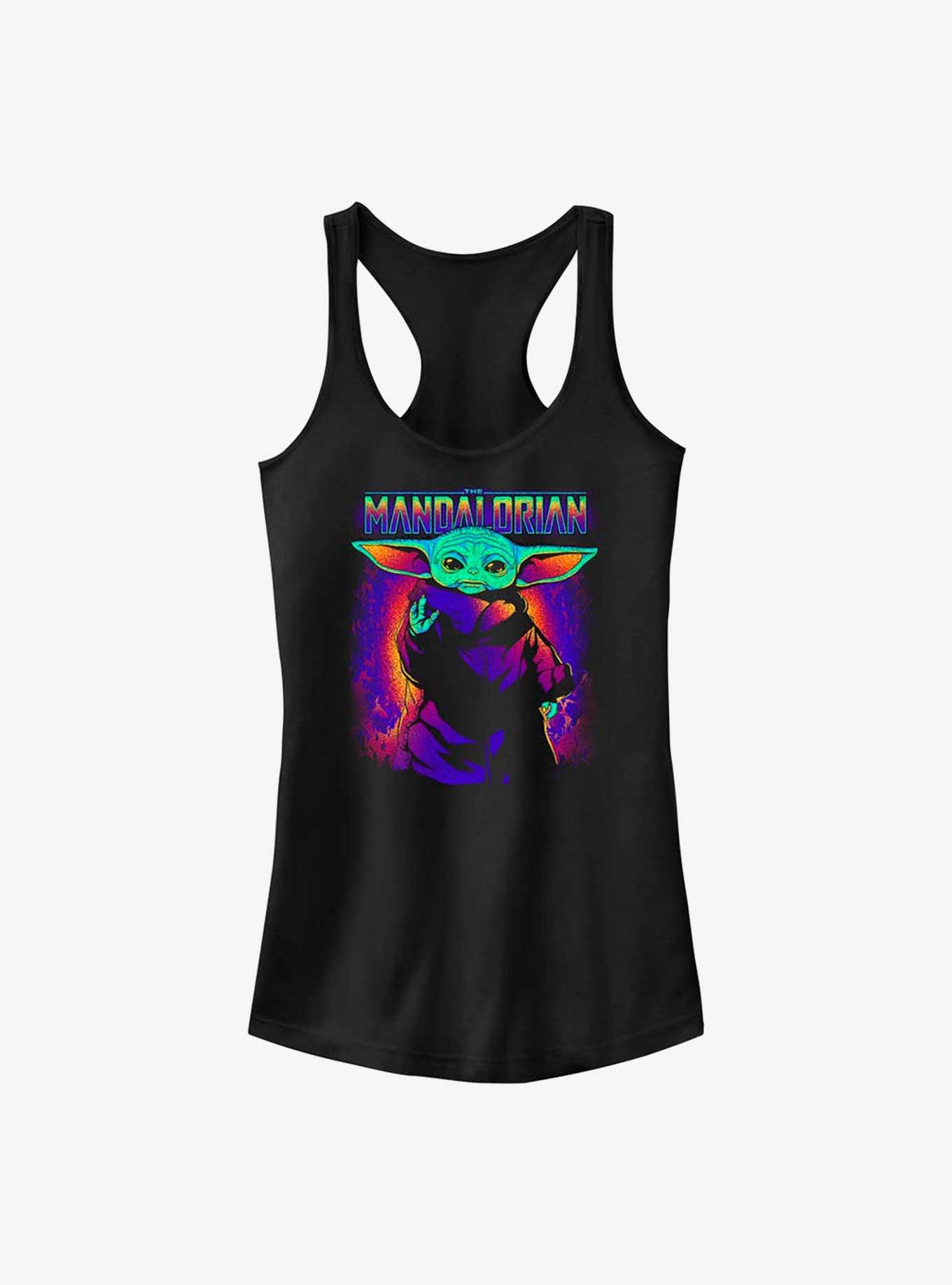 Star Wars The Mandalorian Neon Child Girls Tank