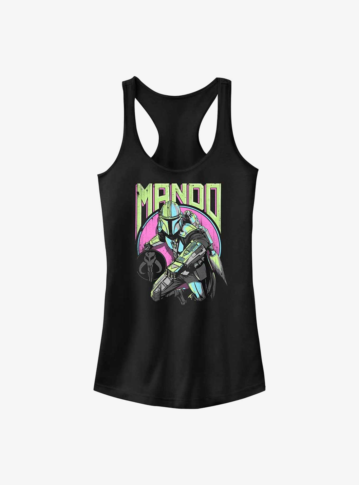 Star Wars The Mandalorian New Wave Girls Tank Top, BLACK, hi-res