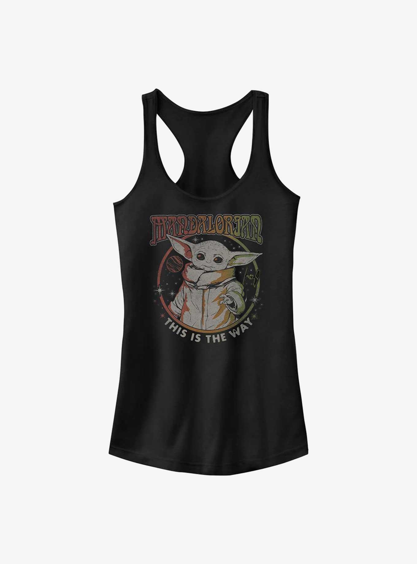 Star Wars The Mandalorian Rainbow Child Girls Tank, BLACK, hi-res