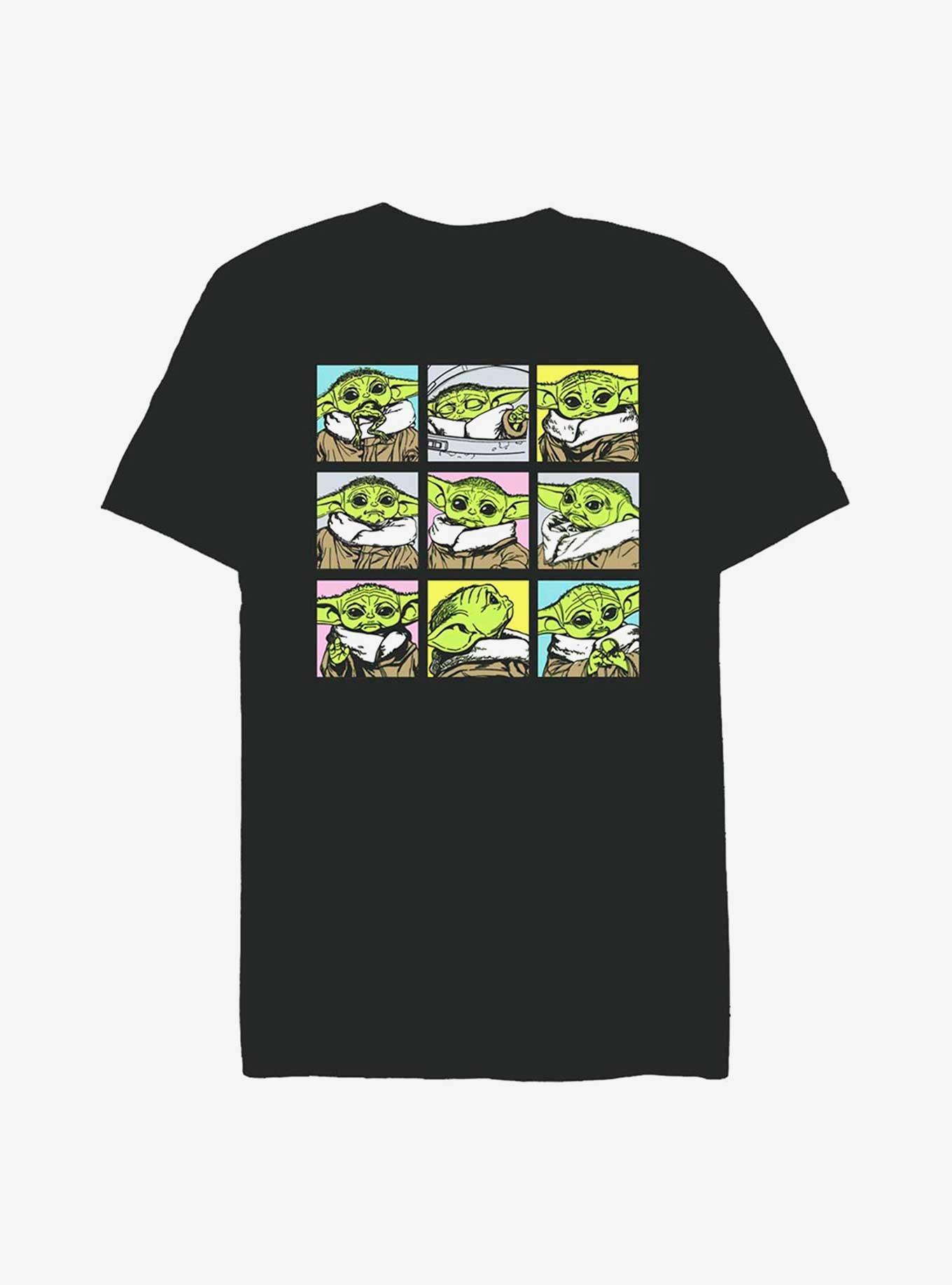 Star Wars The Mandalorian Faces of Grogu T-Shirt