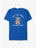 Star Wars The Mandalorian Grogu Force T-Shirt, ROYAL, hi-res