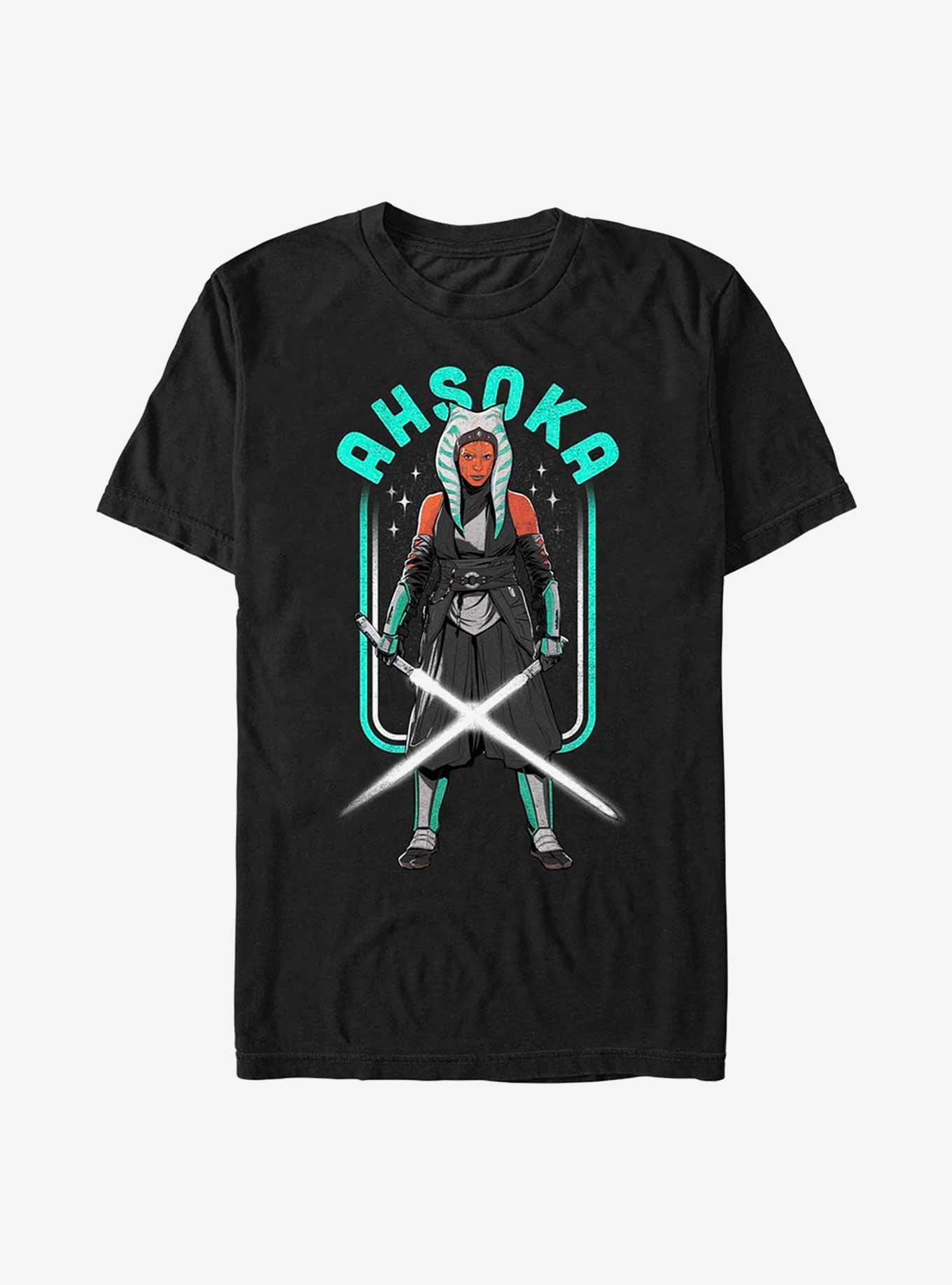 Star Wars The Mandalorian Ahsoka White Lightsabers T-Shirt, , hi-res