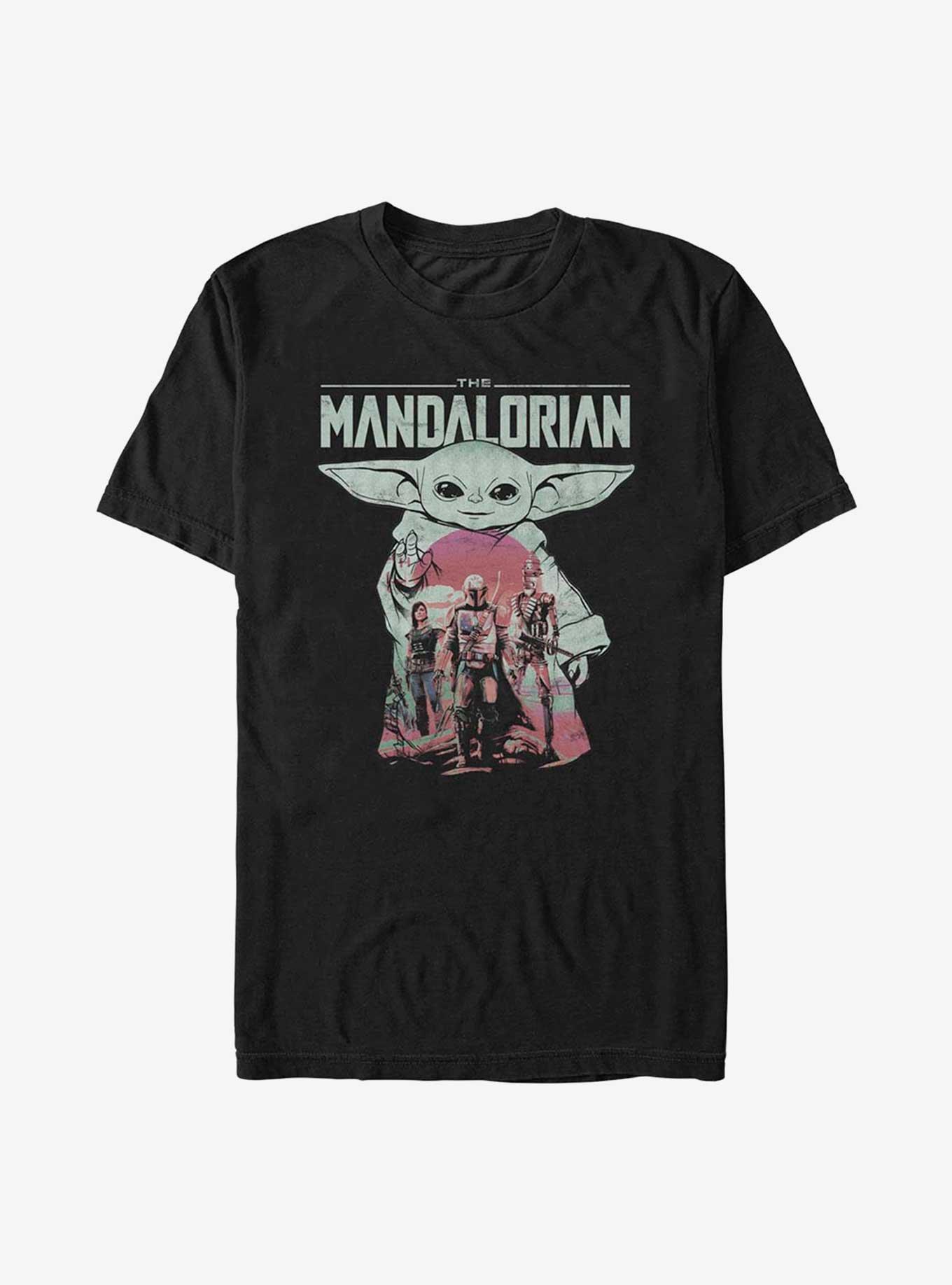 Star Wars The Mandalorian Grogu's Squad T-Shirt, BLACK, hi-res