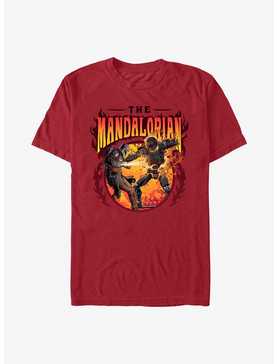 Star Wars The Mandalorian Flame Fight T-Shirt, , hi-res