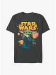 Star Wars The Mandalorian Galaxy Child T-Shirt, CHARCOAL, hi-res