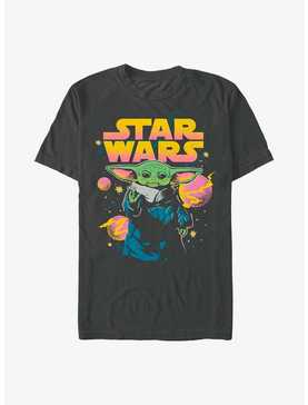 Star Wars The Mandalorian Galaxy Child T-Shirt, CHARCOAL, hi-res