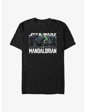 Star Wars The Mandalorian Luke Skywalker vs Dark Troopers T-Shirt, , hi-res