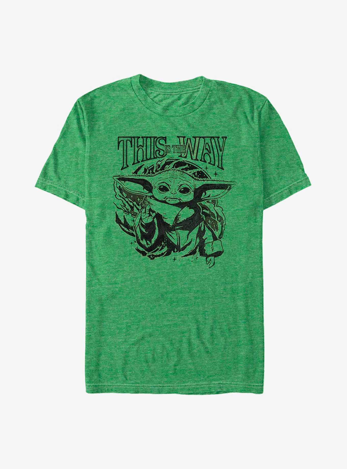 Star Wars The Mandalorian This Way Child TShirt GREEN Hot Topic