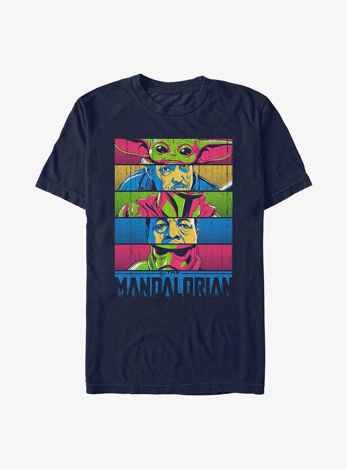 Star Wars The Mandalorian RGB Faces T-Shirt, , hi-res