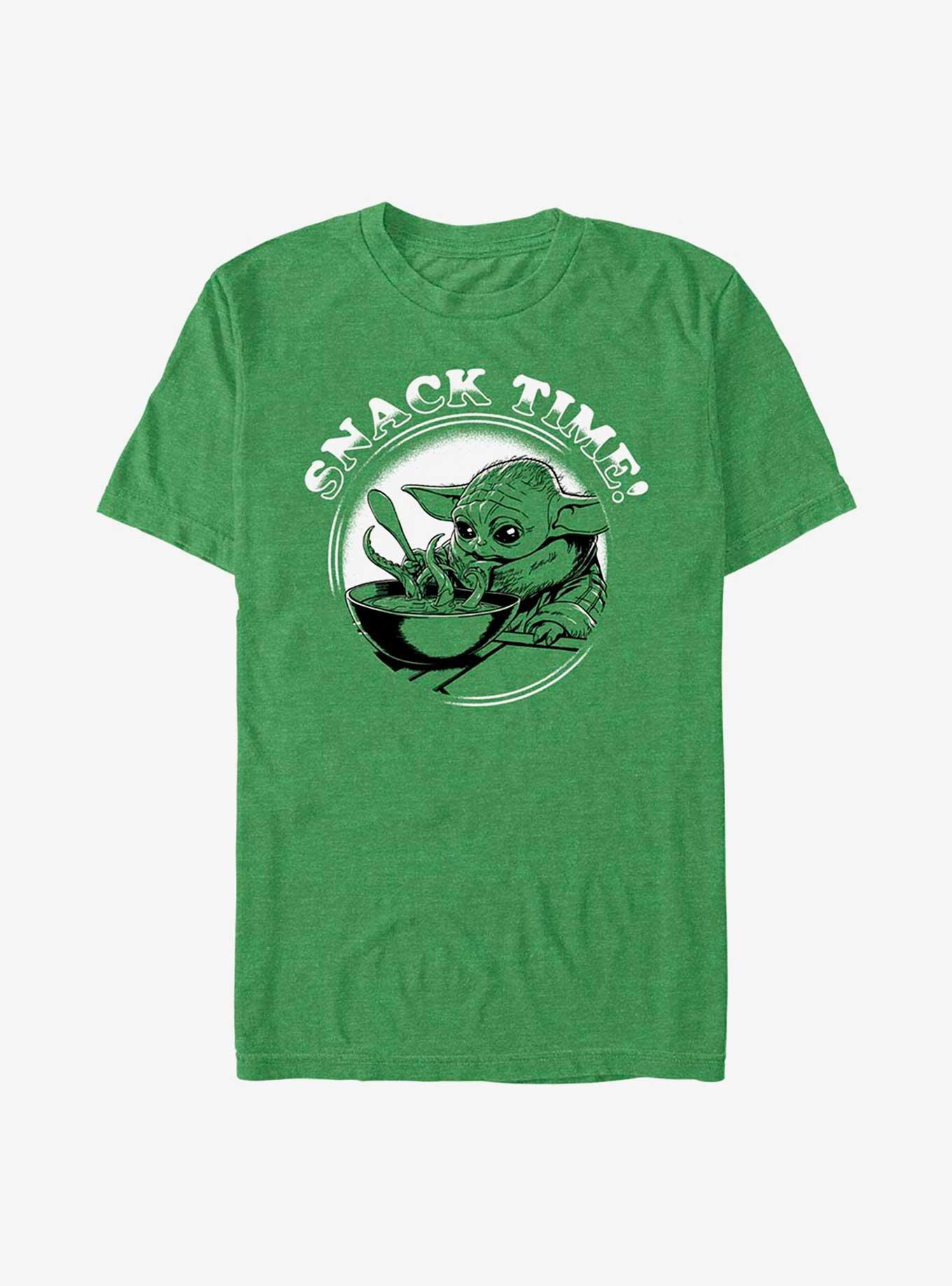 Star Wars The Mandalorian Snack Time T-Shirt, KEL HTR, hi-res