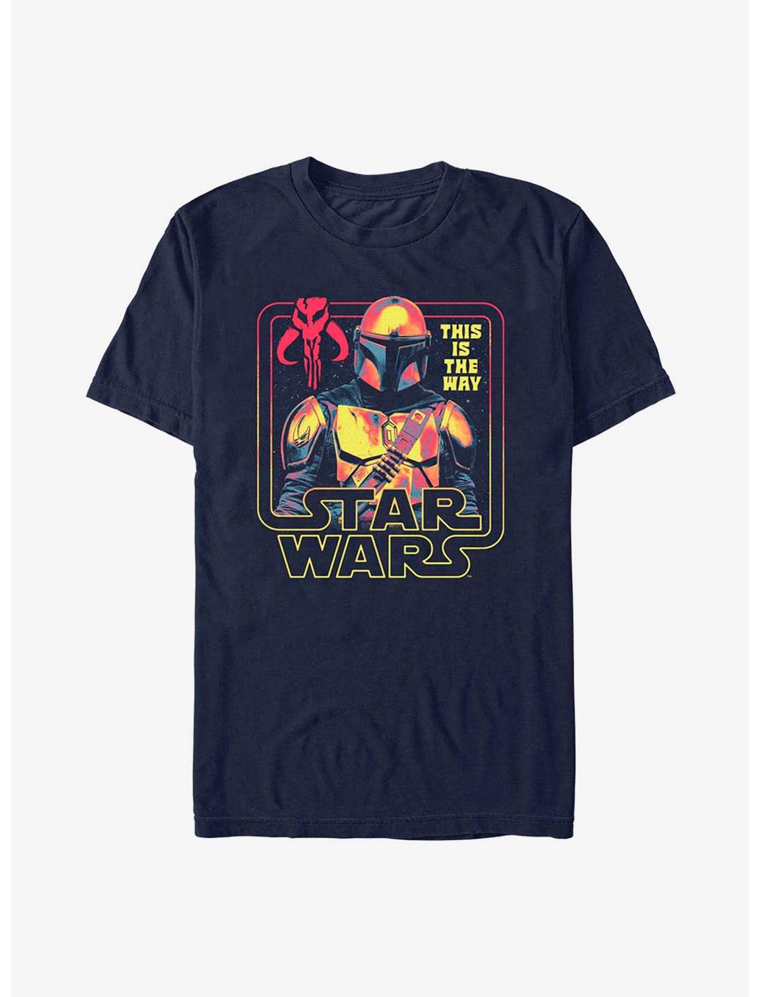 Star Wars The Mandalorian The Protector T-Shirt, NAVY, hi-res