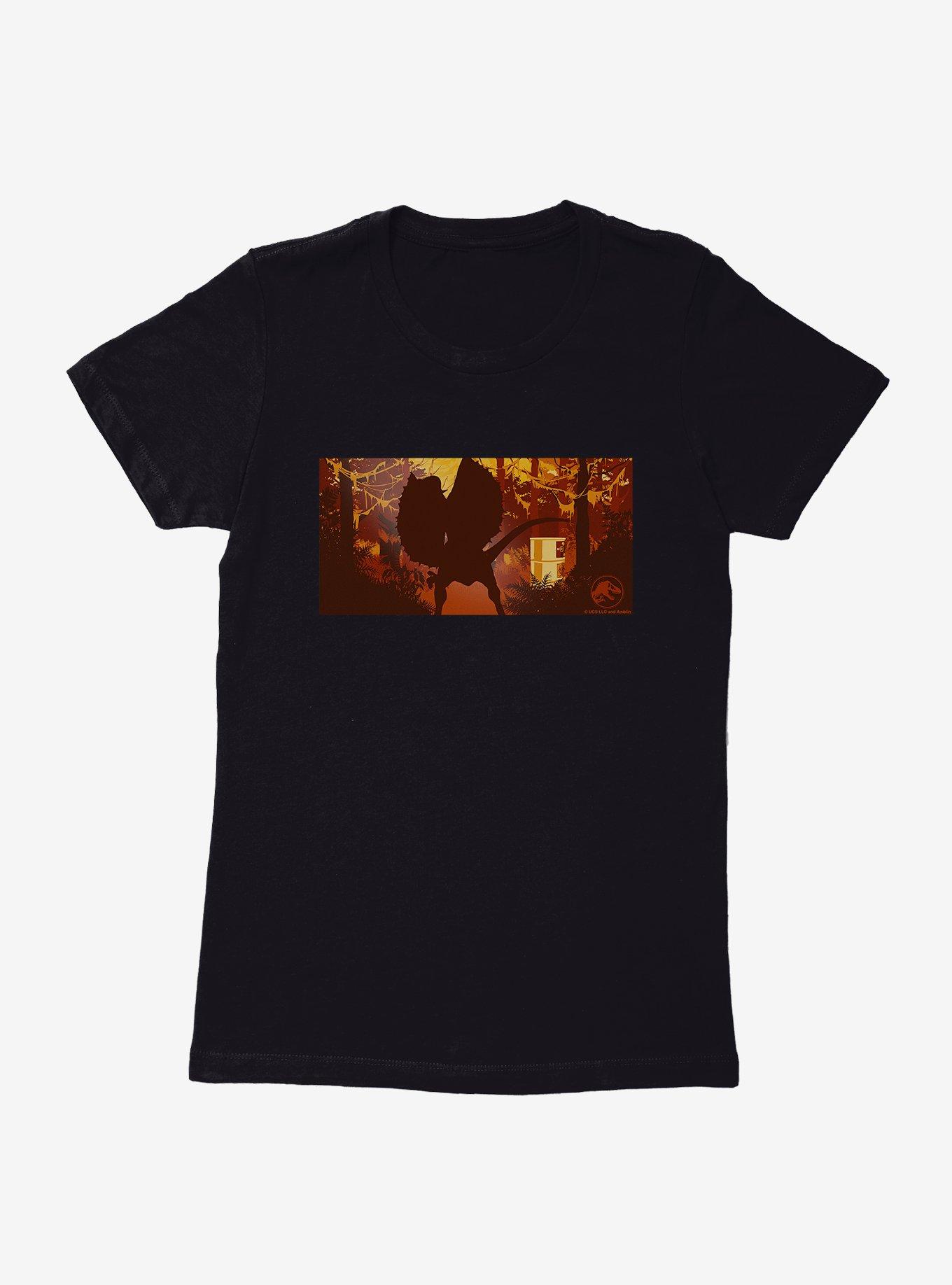 Jurassic World Dominion Dilophosaurus Shadow Womens T-Shirt, , hi-res