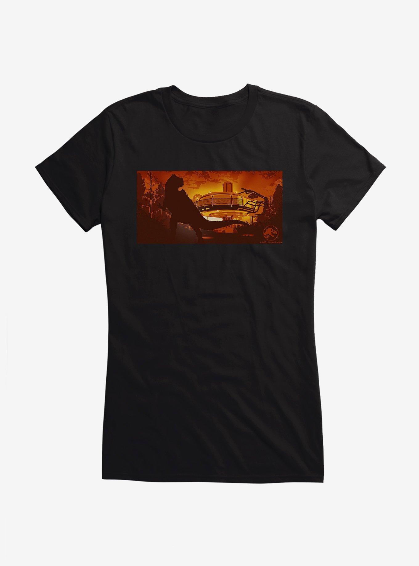 Jurassic World Dominion T-Rex Shadow Girls T-Shirt