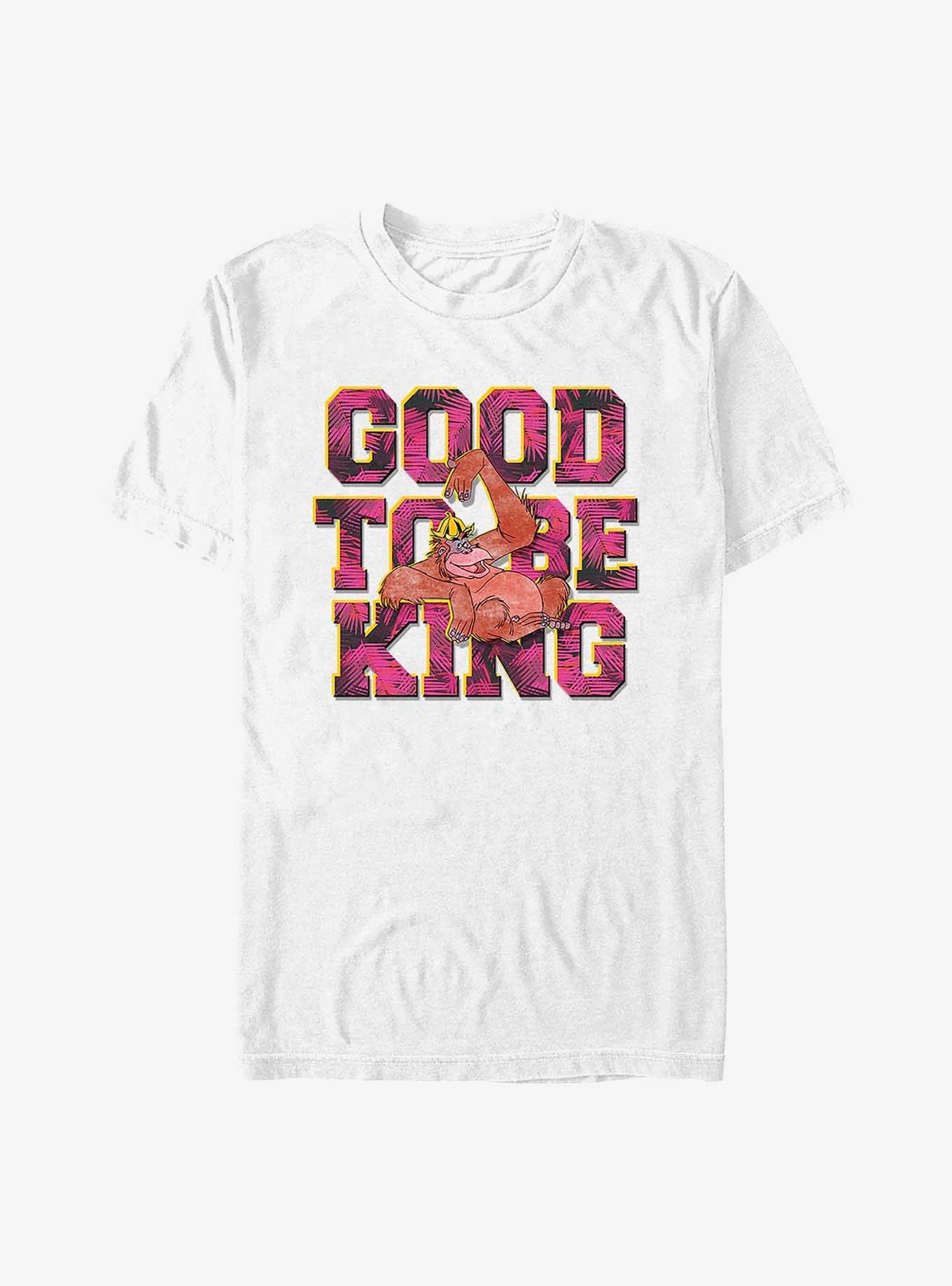 Disney The Jungle Book Louie Good To Be King T-Shirt, WHITE, hi-res