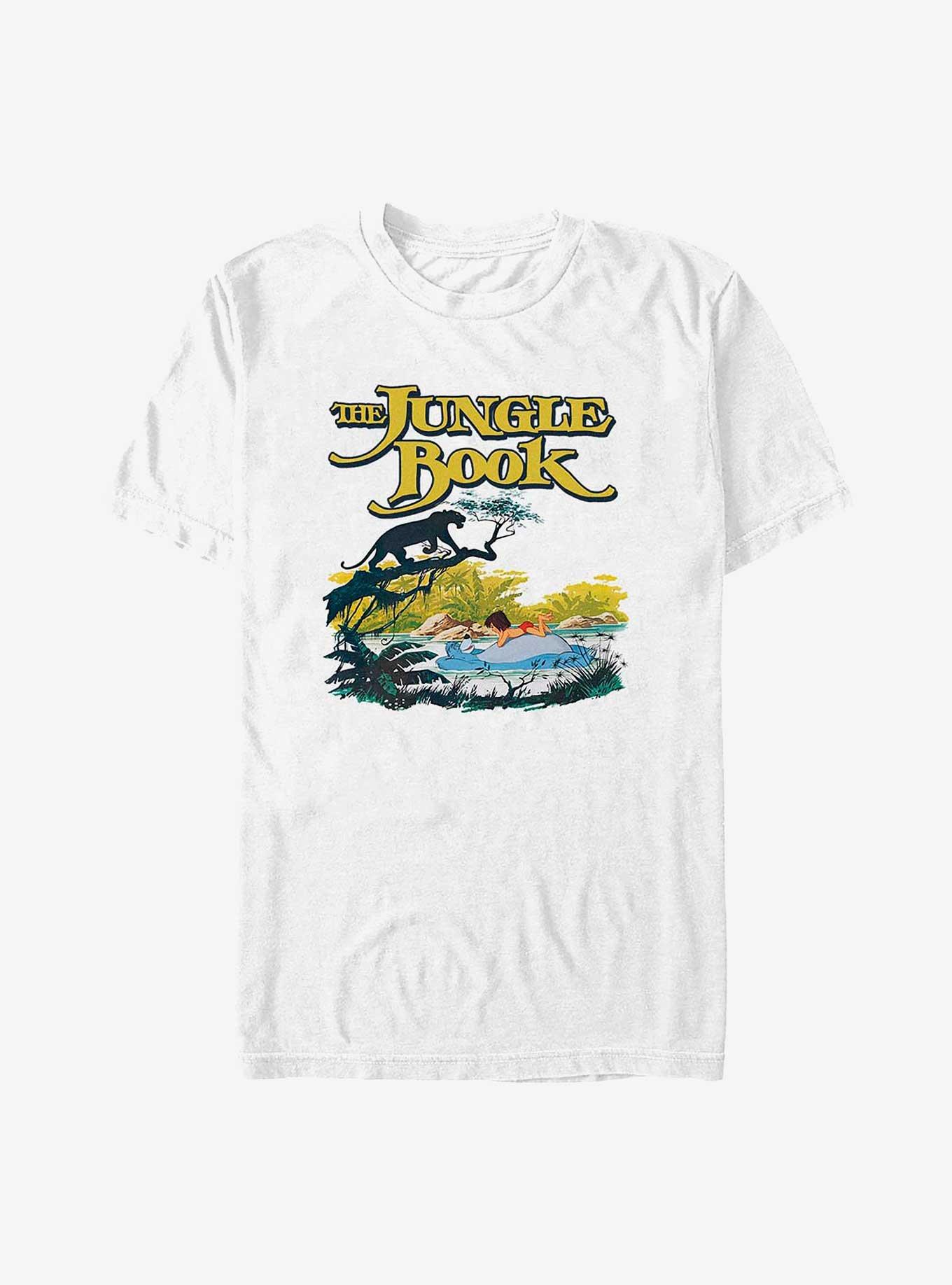 Disney The Jungle Book Relaxing Swim T-Shirt, WHITE, hi-res