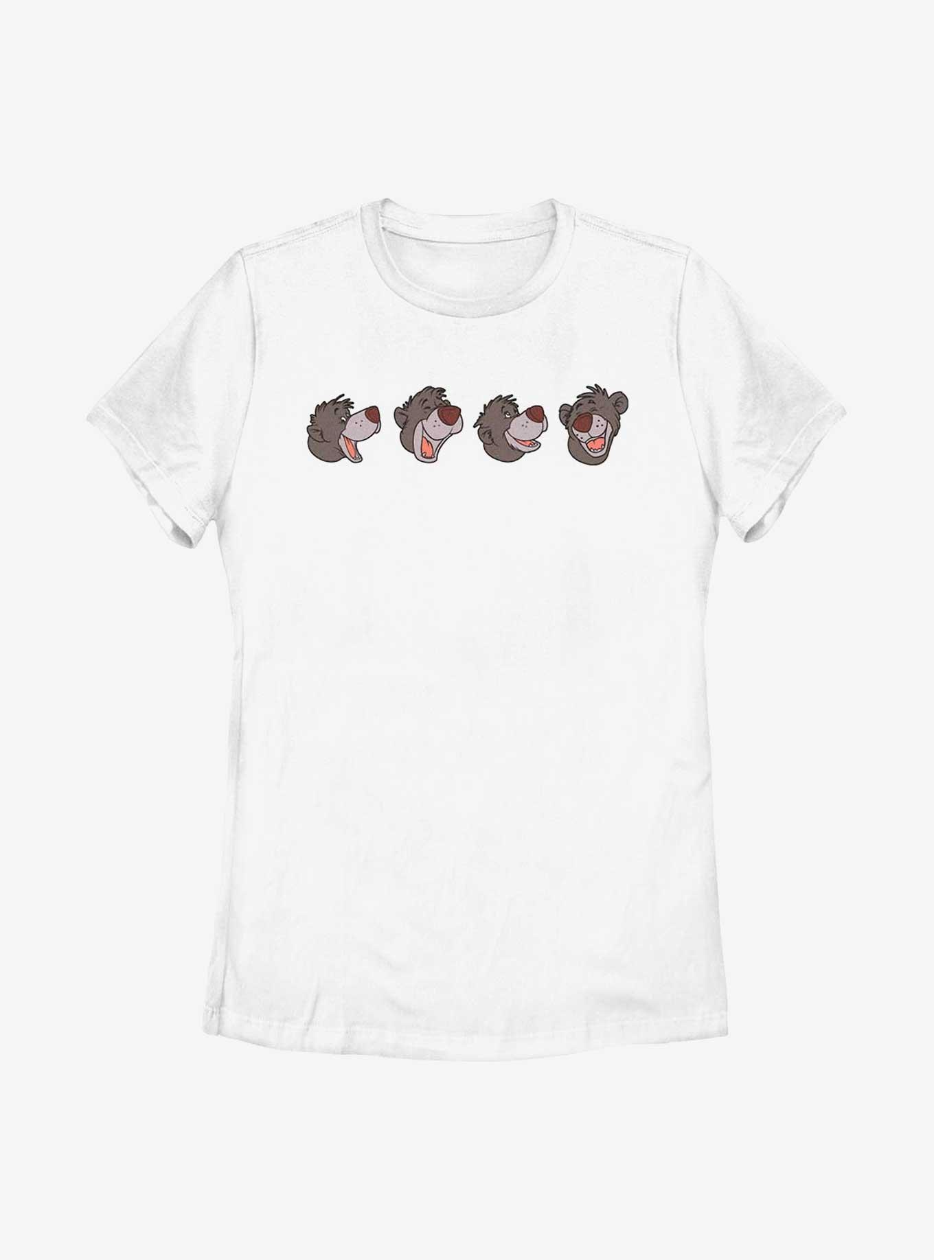 Disney The Jungle Book Baloo Faces Womens T-Shirt, , hi-res