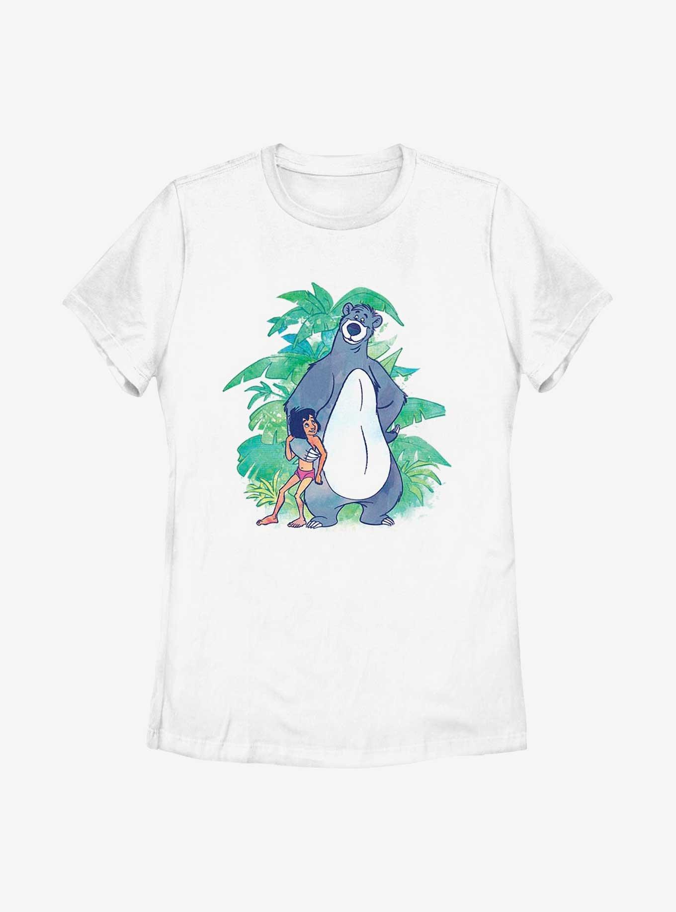 Disney The Jungle Book Baloo & Mowgli Womens T-Shirt, WHITE, hi-res