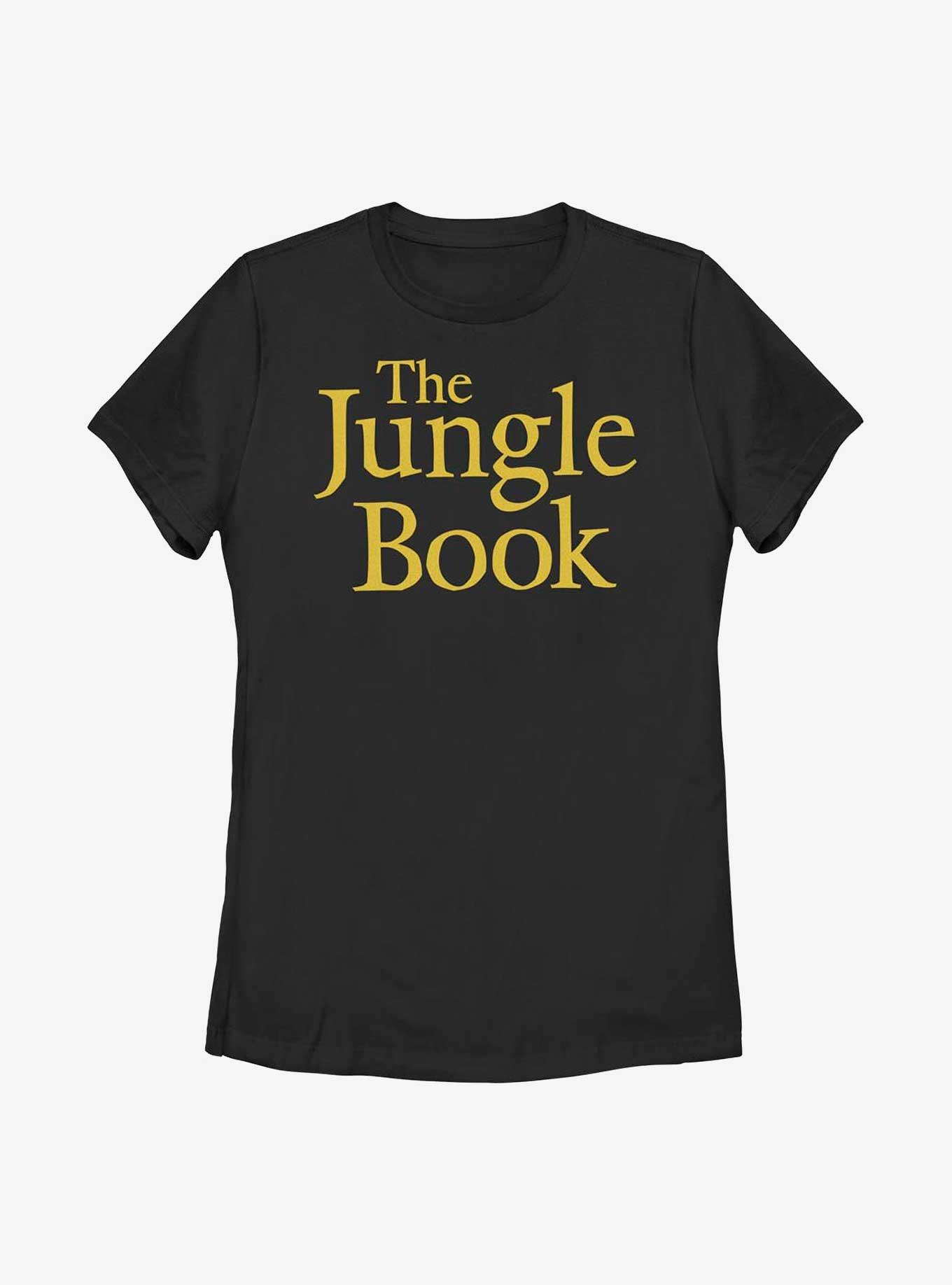 Disney The Jungle Book Title Womens T-Shirt, BLACK, hi-res