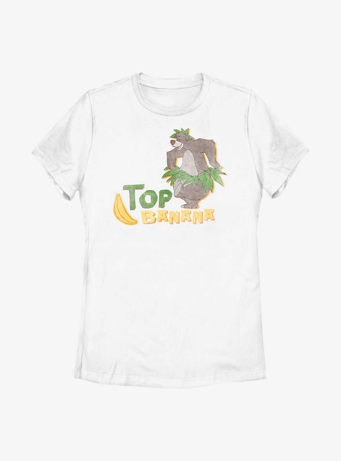 Disney The Jungle Book Top Banana Baloo Womens T-Shirt, WHITE, hi-res