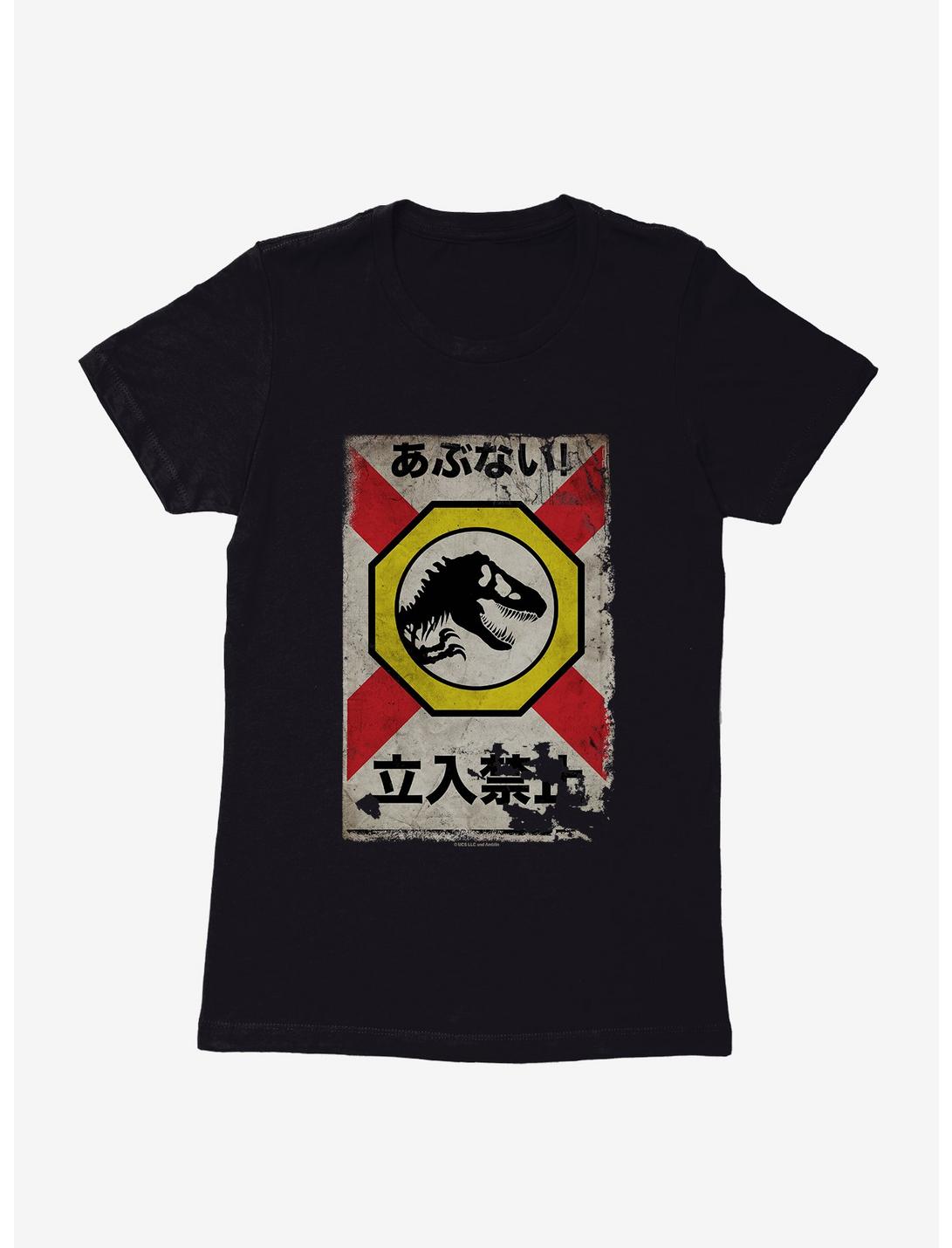 Jurassic World Dominion Dinosaur Sign Womens T-Shirt, , hi-res