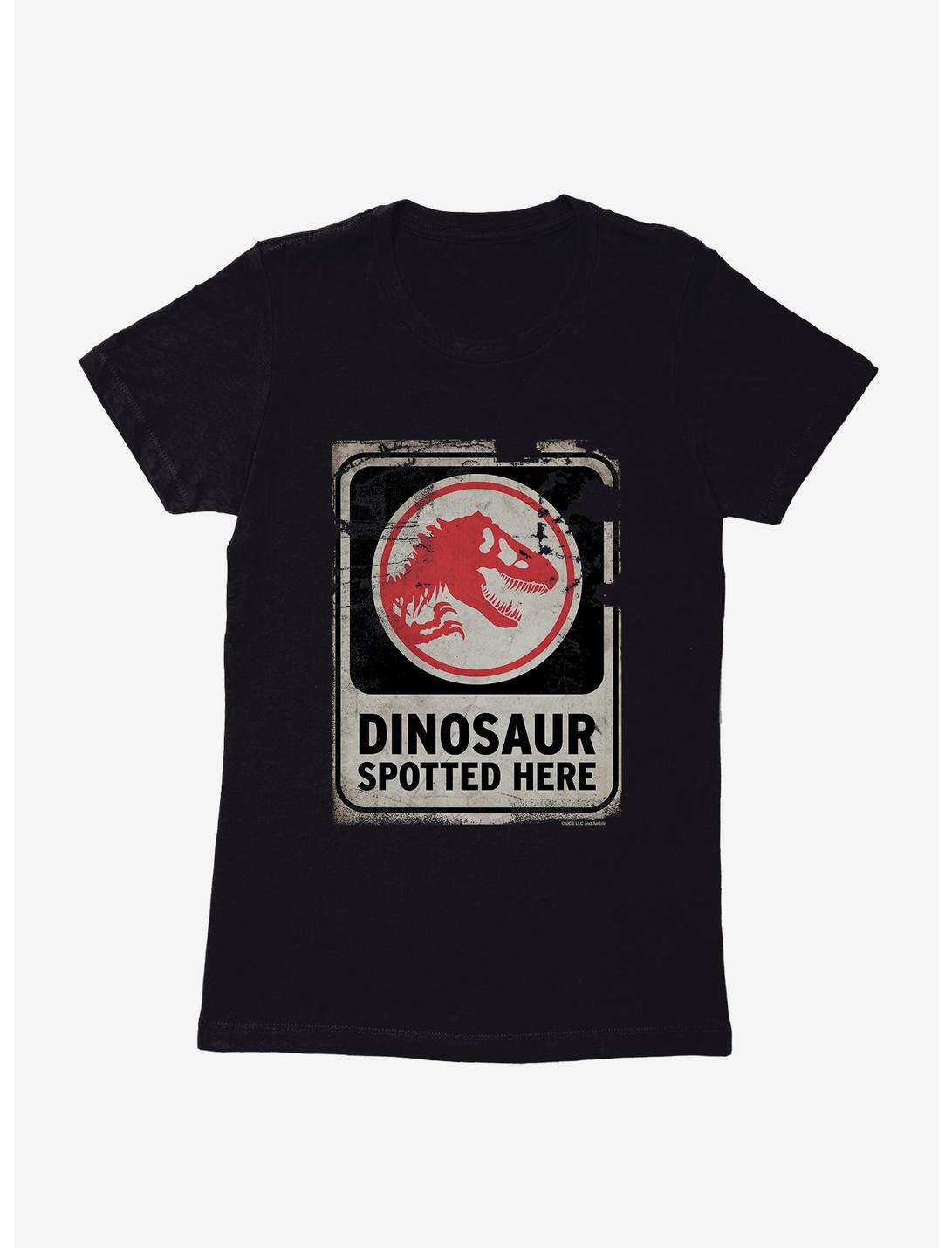 Jurassic World Dominion Dinosaur Spotted Here Womens T-Shirt, , hi-res