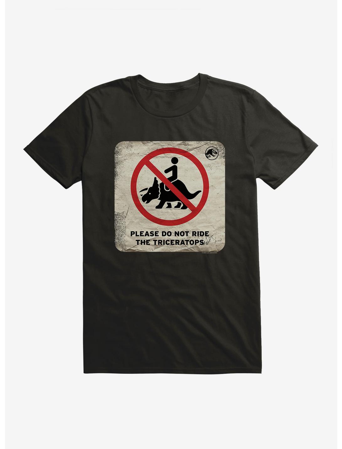 Jurassic World Dominion Do Not Ride Triceratops T-Shirt, , hi-res