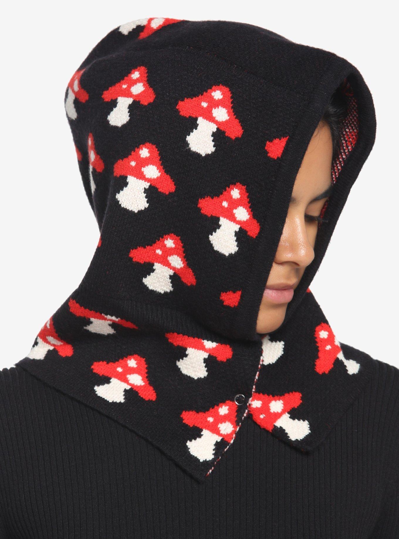 Mushroom Knit Hood, , hi-res