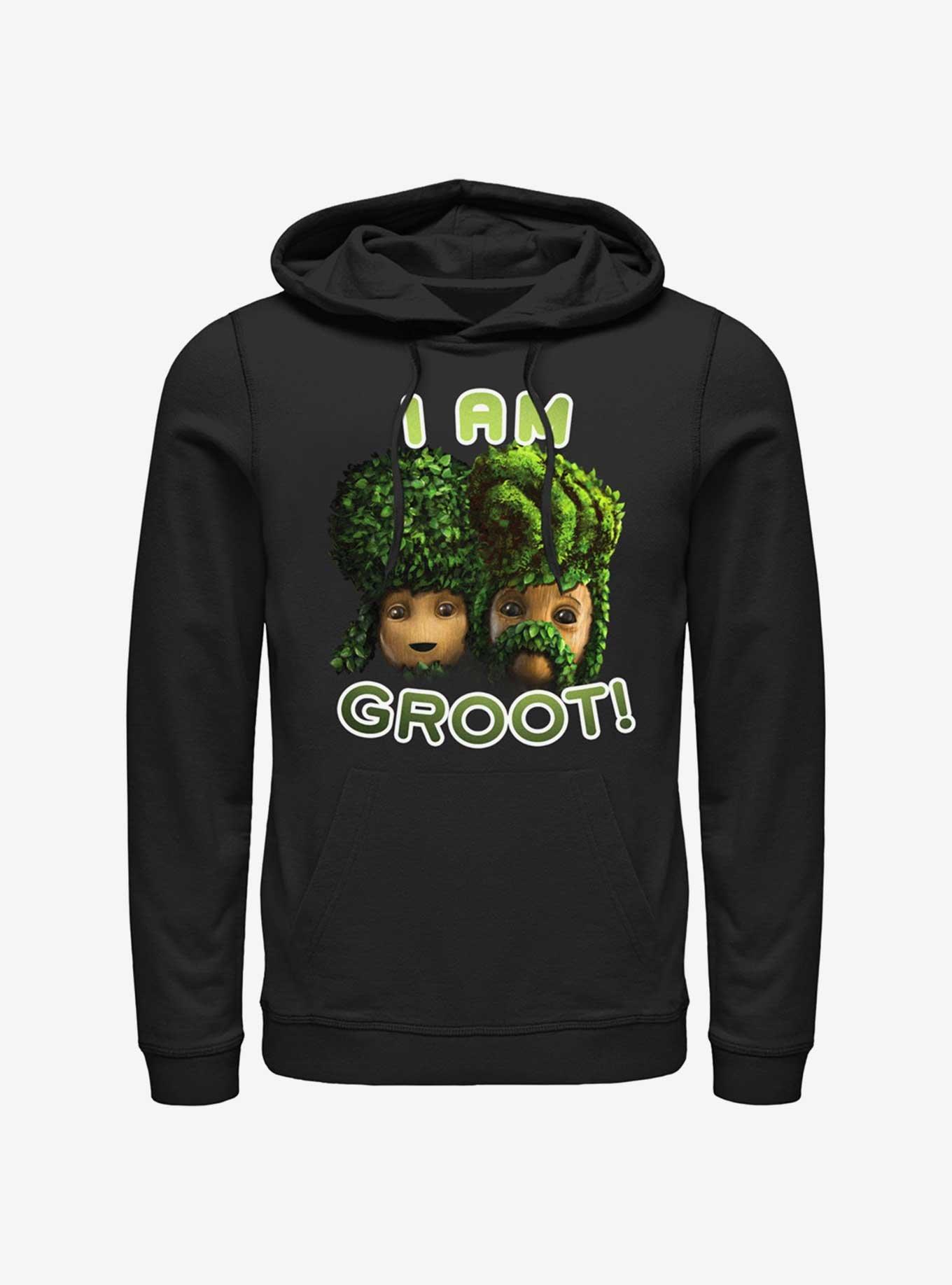 Marvel I Am Groot Bathtime Hair-Dos Hoodie, BLACK, hi-res