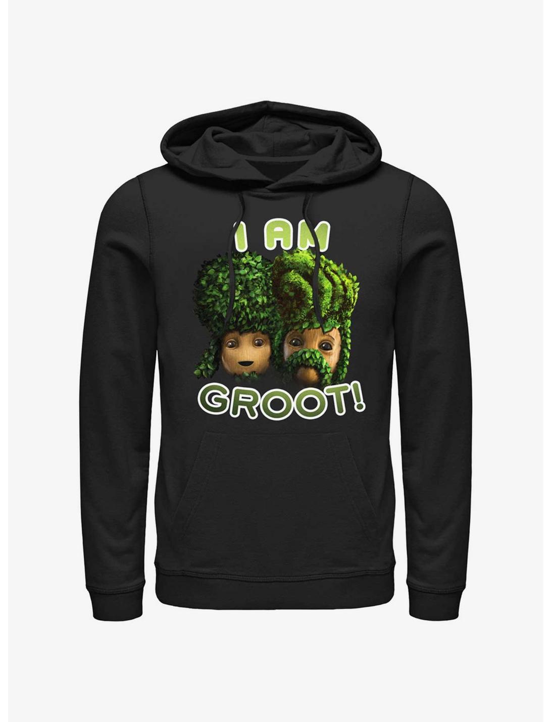 Marvel I Am Groot Bathtime Hair-Dos Hoodie, BLACK, hi-res
