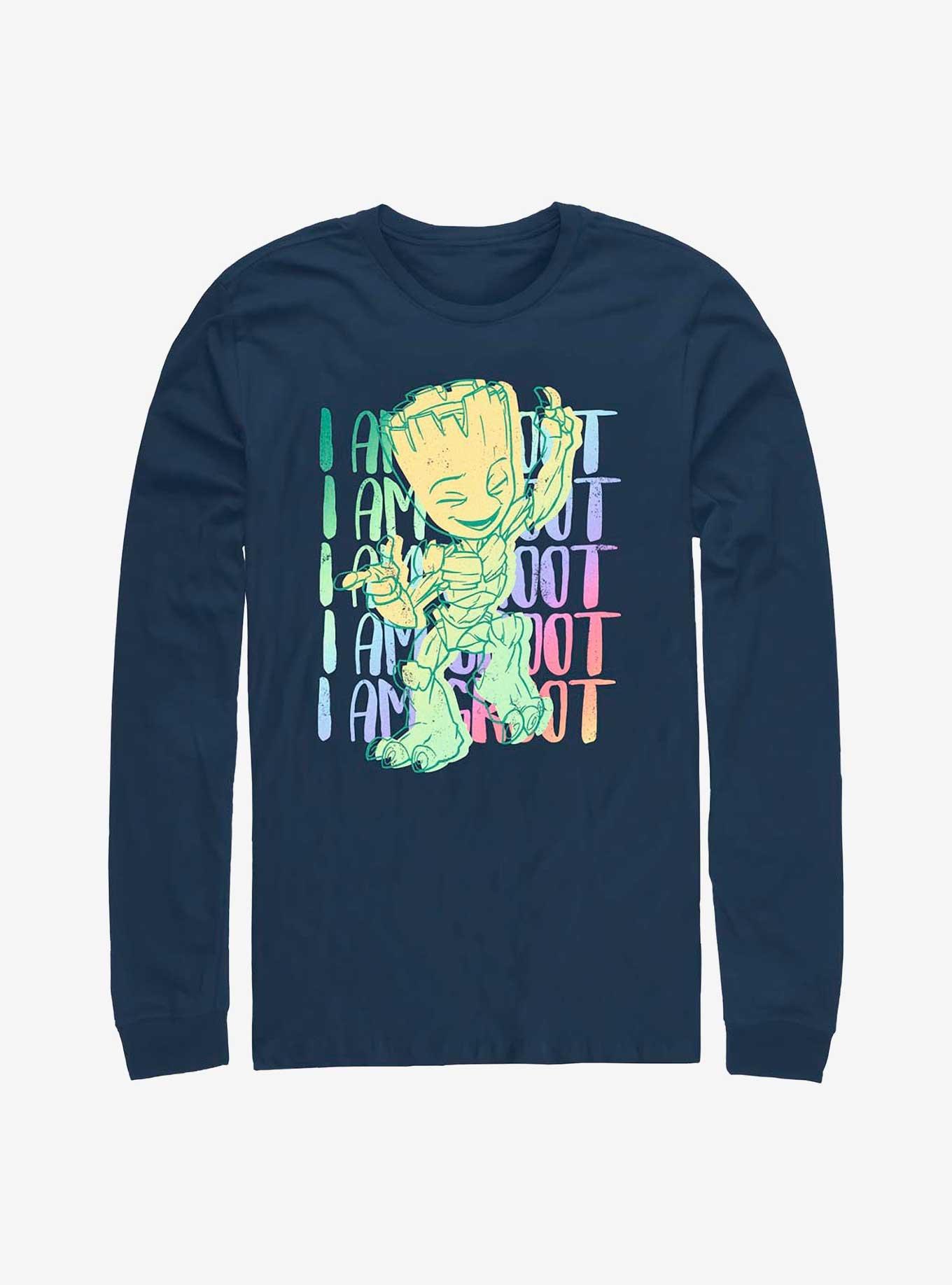 Marvel I Am Groot Color Stack Long Sleeve T-Shirt, , hi-res